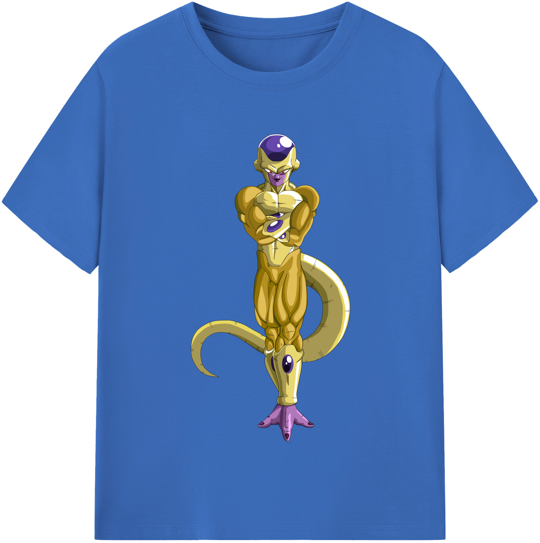 （画像用） ドラゴンボール フリーザ DRAGON BALL Frieza 綿100％半袖Tシャツ（フロントプリント）