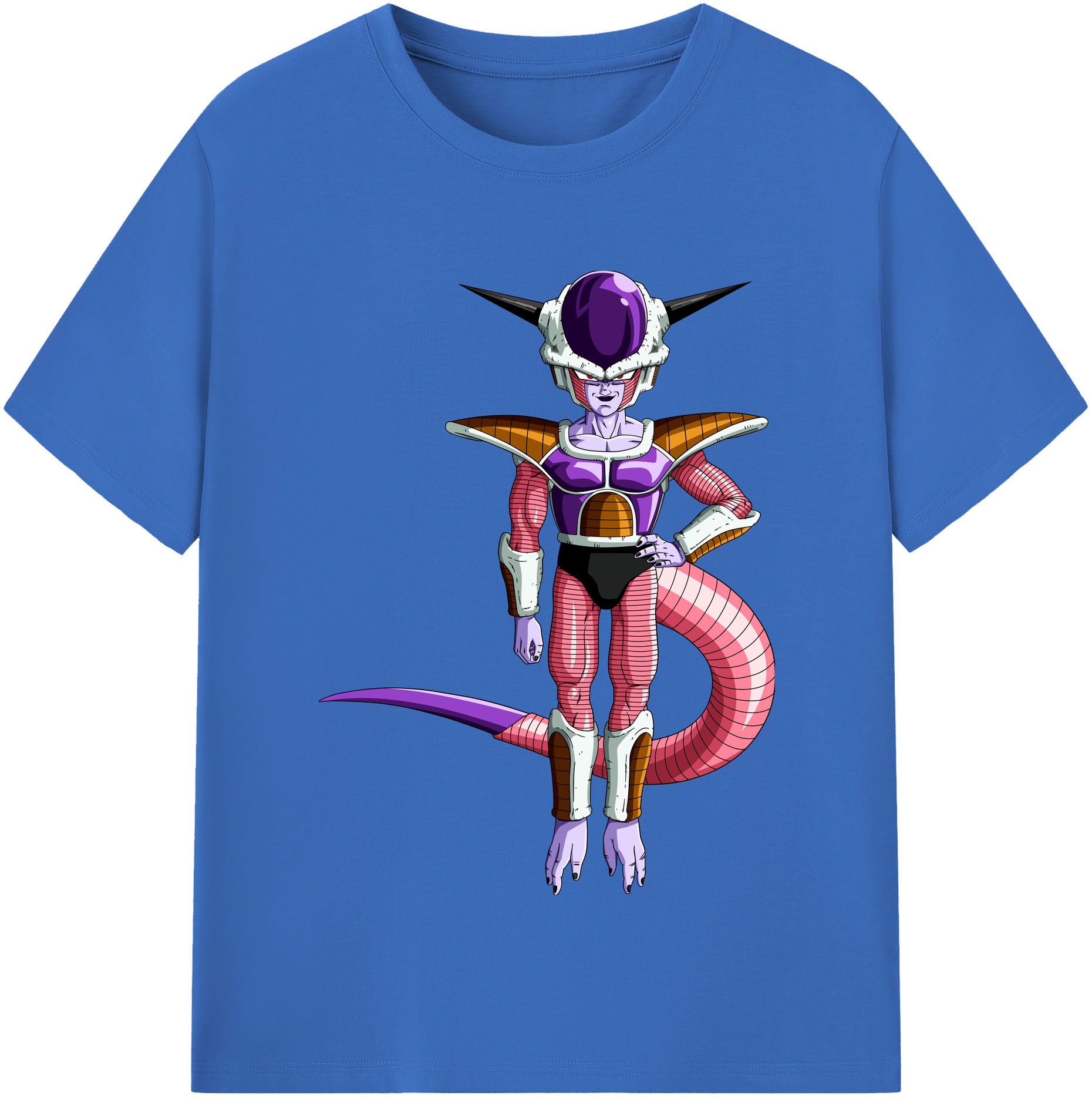 （画像用） ドラゴンボール フリーザ DRAGON BALL Frieza 綿100％半袖Tシャツ（フロントプリント）