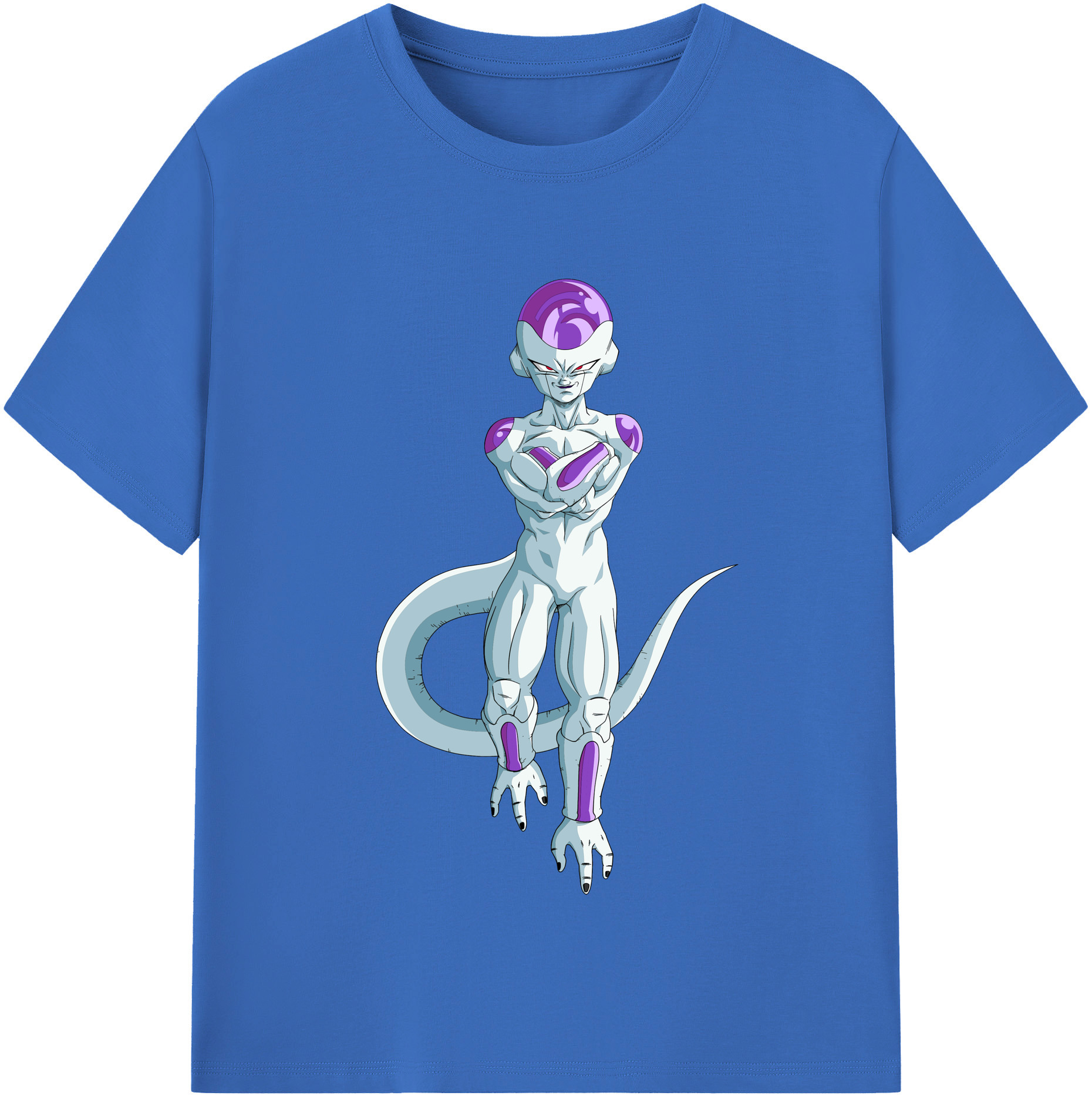 （画像用） ドラゴンボール フリーザ DRAGON BALL Frieza 綿100％半袖Tシャツ（フロントプリント）