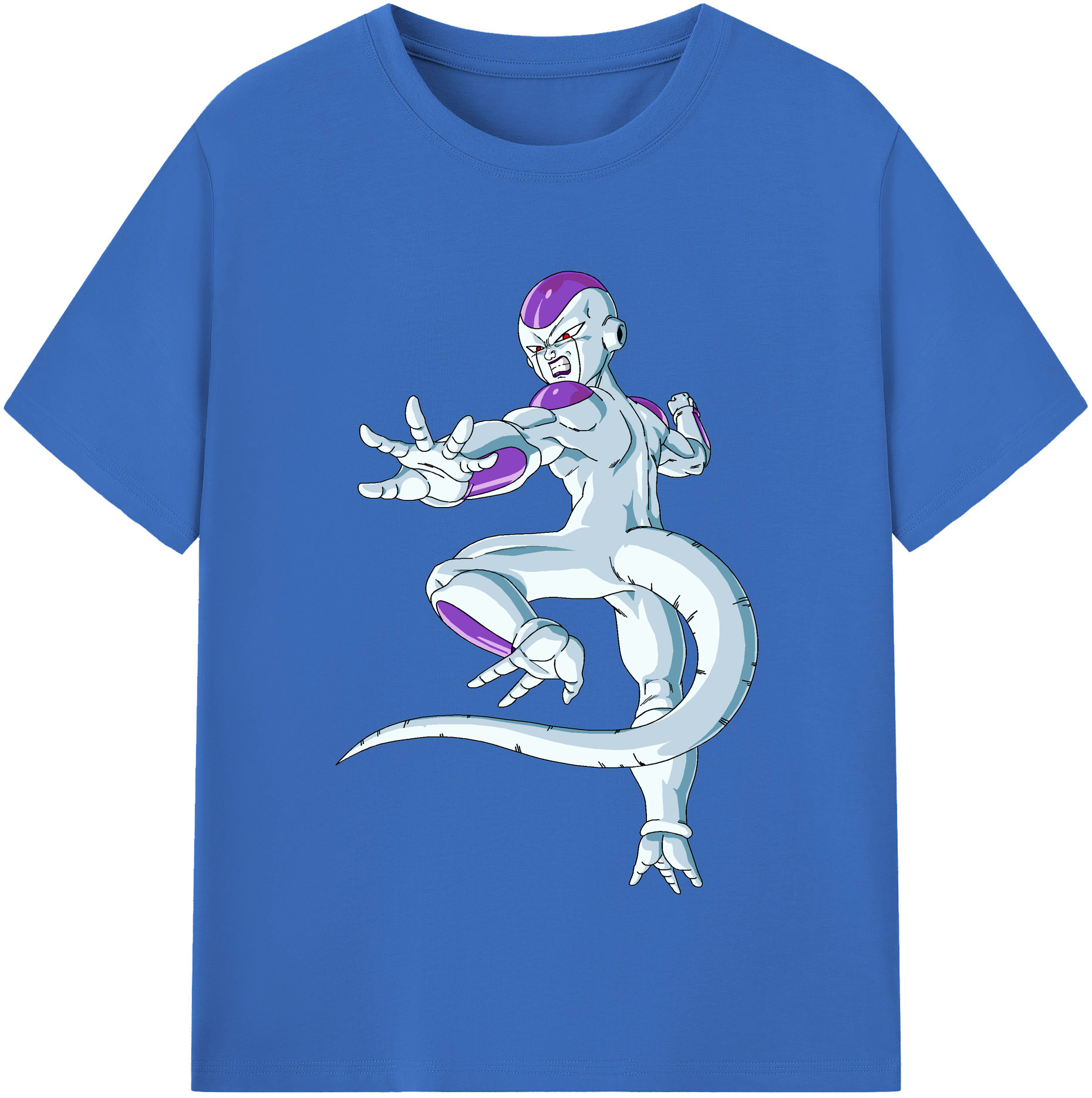 （画像用） ドラゴンボール フリーザ DRAGON BALL Frieza 綿100％半袖Tシャツ（フロントプリント）