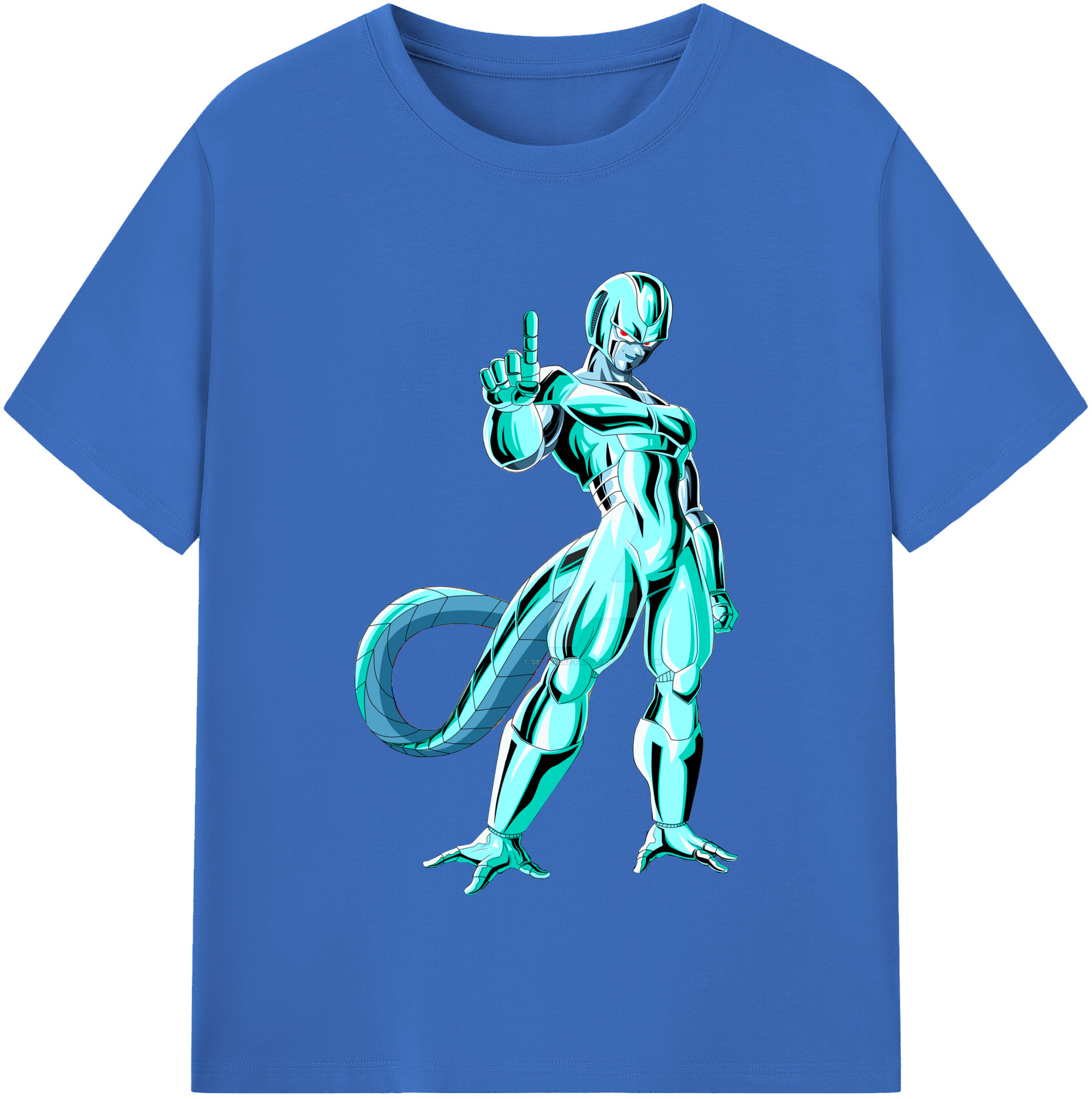 （画像用） ドラゴンボール クウラ DRAGON BALL Cooler Coora 綿100％半袖Tシャツ（フロントプリント）