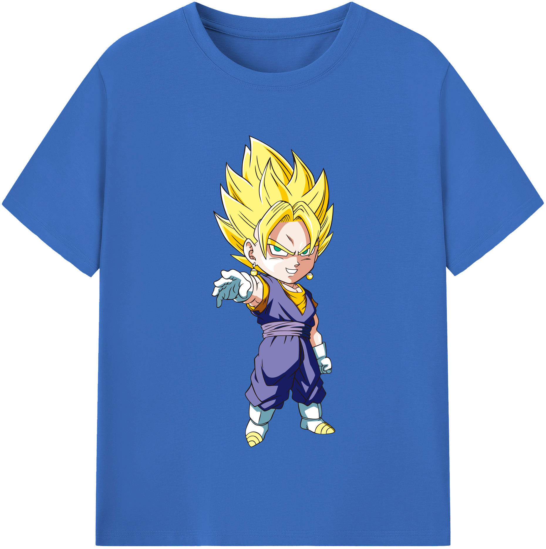 （画像用） ドラゴンボール ベジット DRAGON BALL Vegetto 綿100％半袖Tシャツ（フロントプリント）