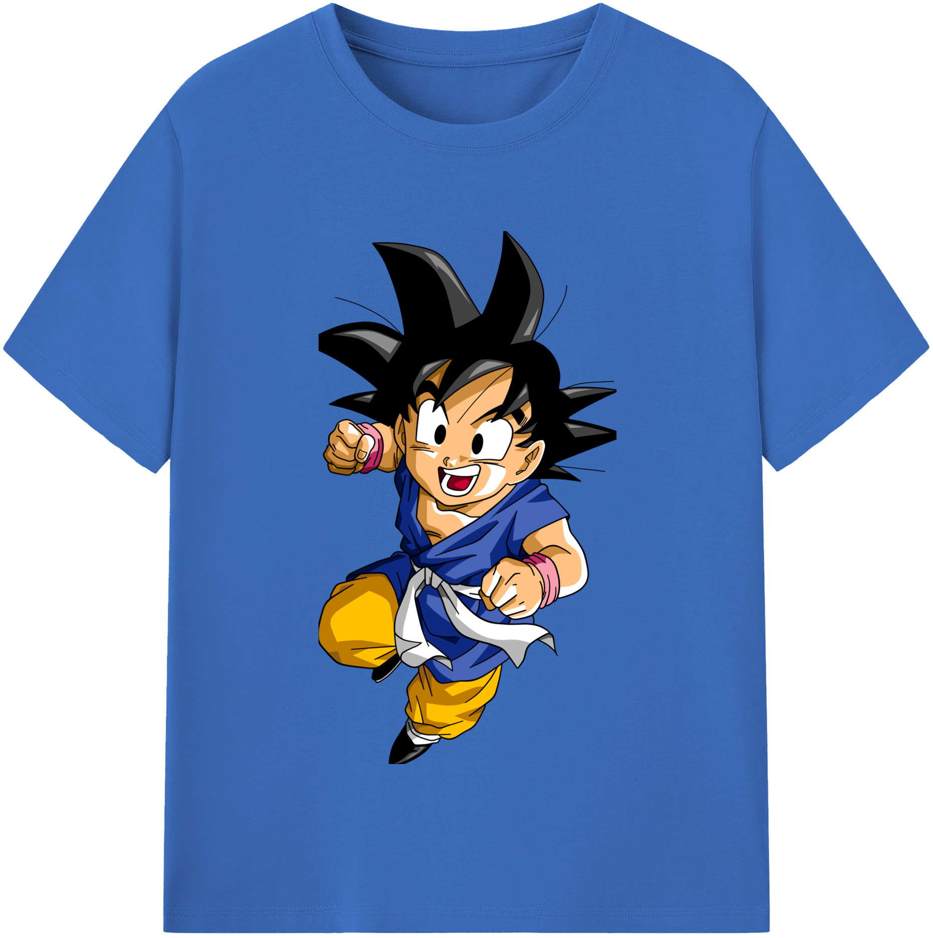 （画像用） ドラゴンボール 孫悟天 そん ごてん DRAGON BALL Son Goten 綿100％半袖Tシャツ（フロントプリント）
