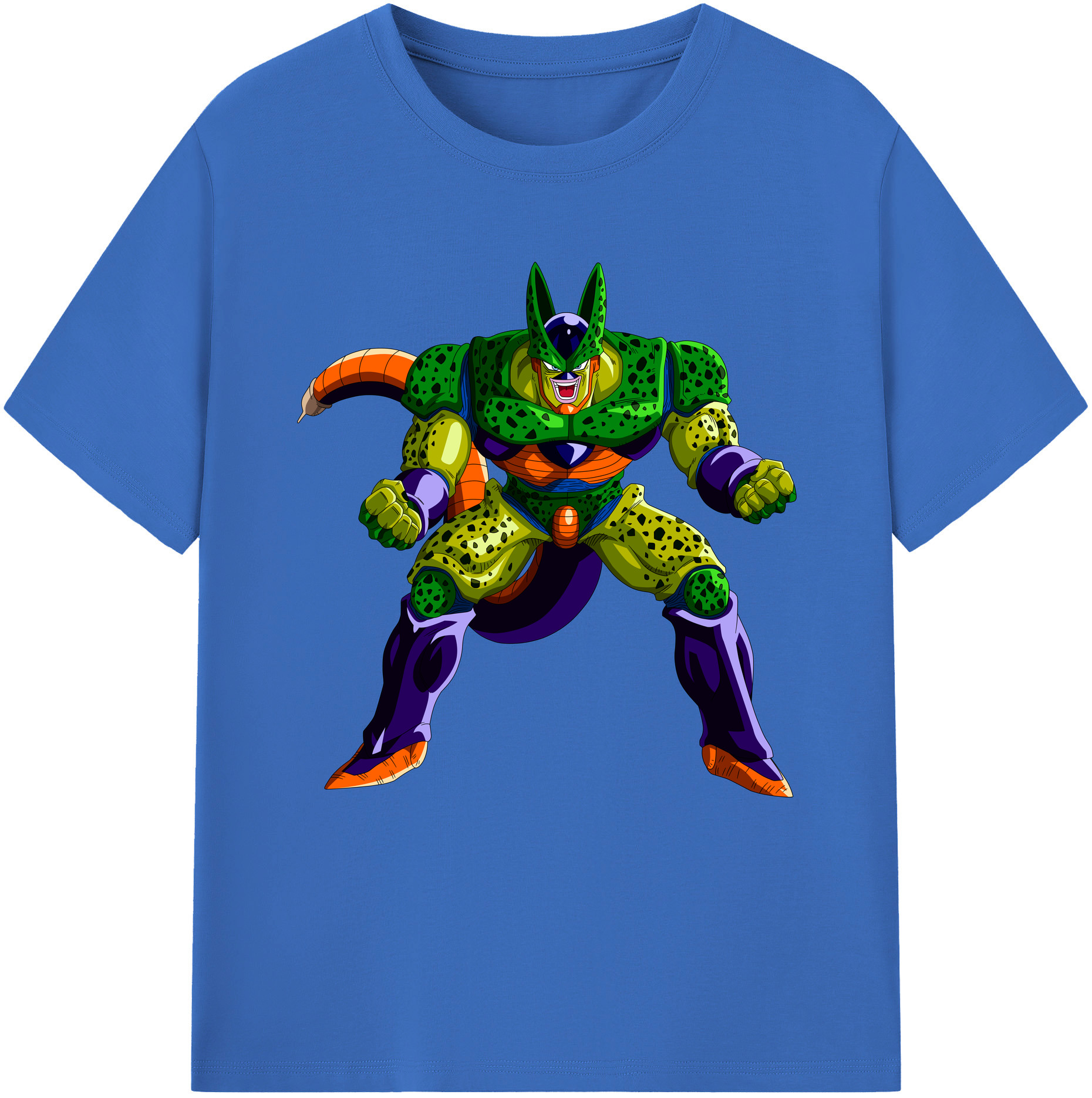 （画像用） ドラゴンボール セル DRAGON BALL Cell 綿100％半袖Tシャツ（フロントプリント）