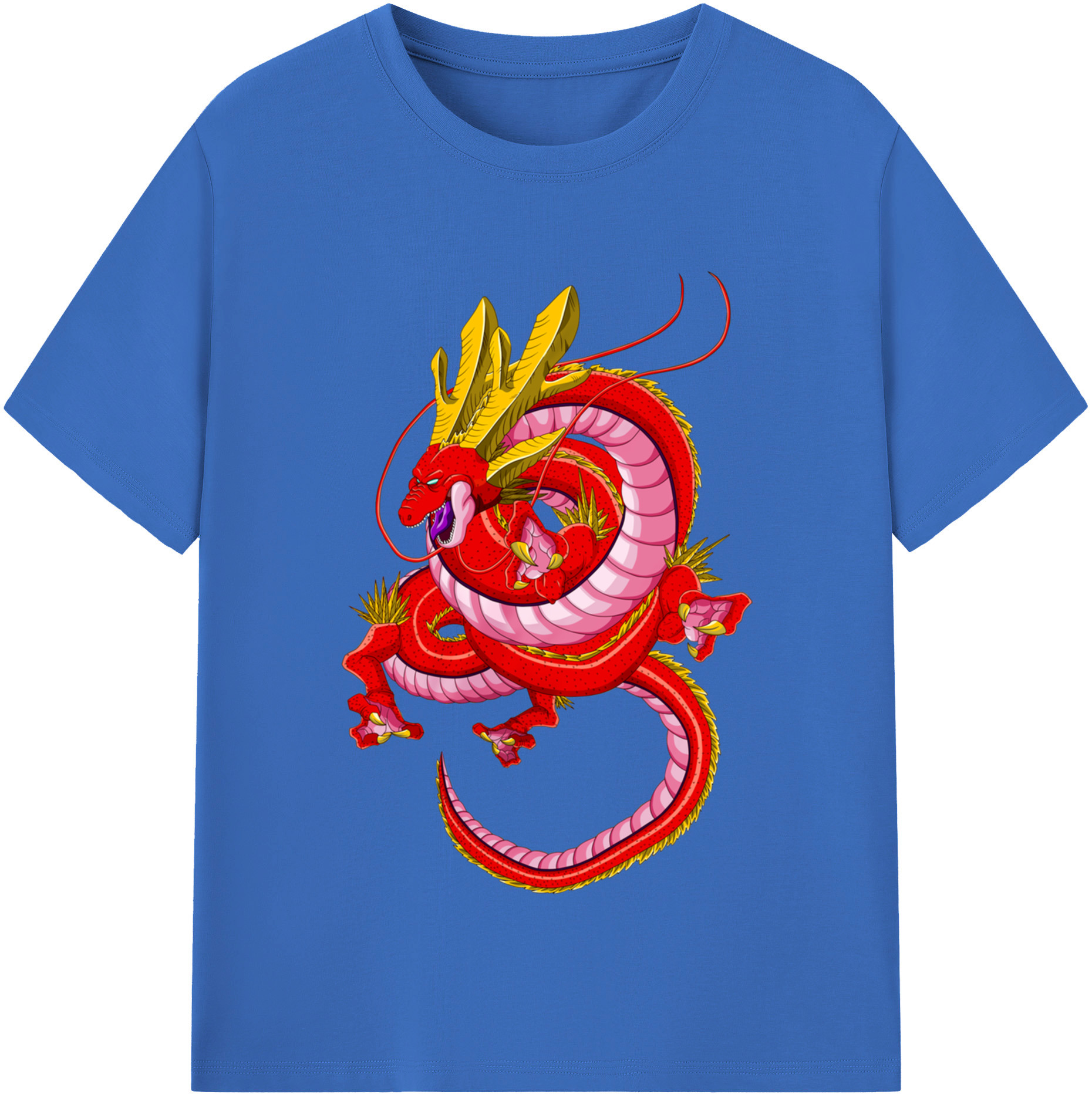 （画像用） ドラゴンボール 神龍 シェンロン DRAGON BALL Shenron 綿100％半袖Tシャツ（フロントプリント）