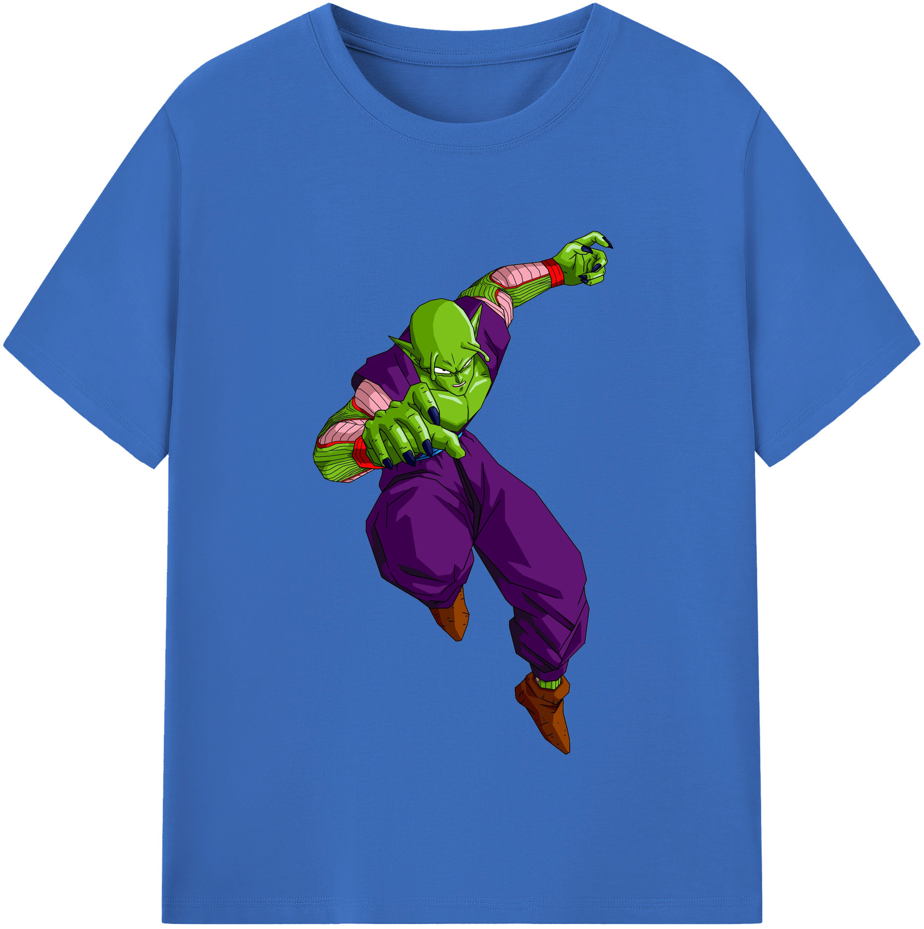 （画像用） ドラゴンボール ピッコロ DRAGON BALL Piccolo 綿100％半袖Tシャツ（フロントプリント）
