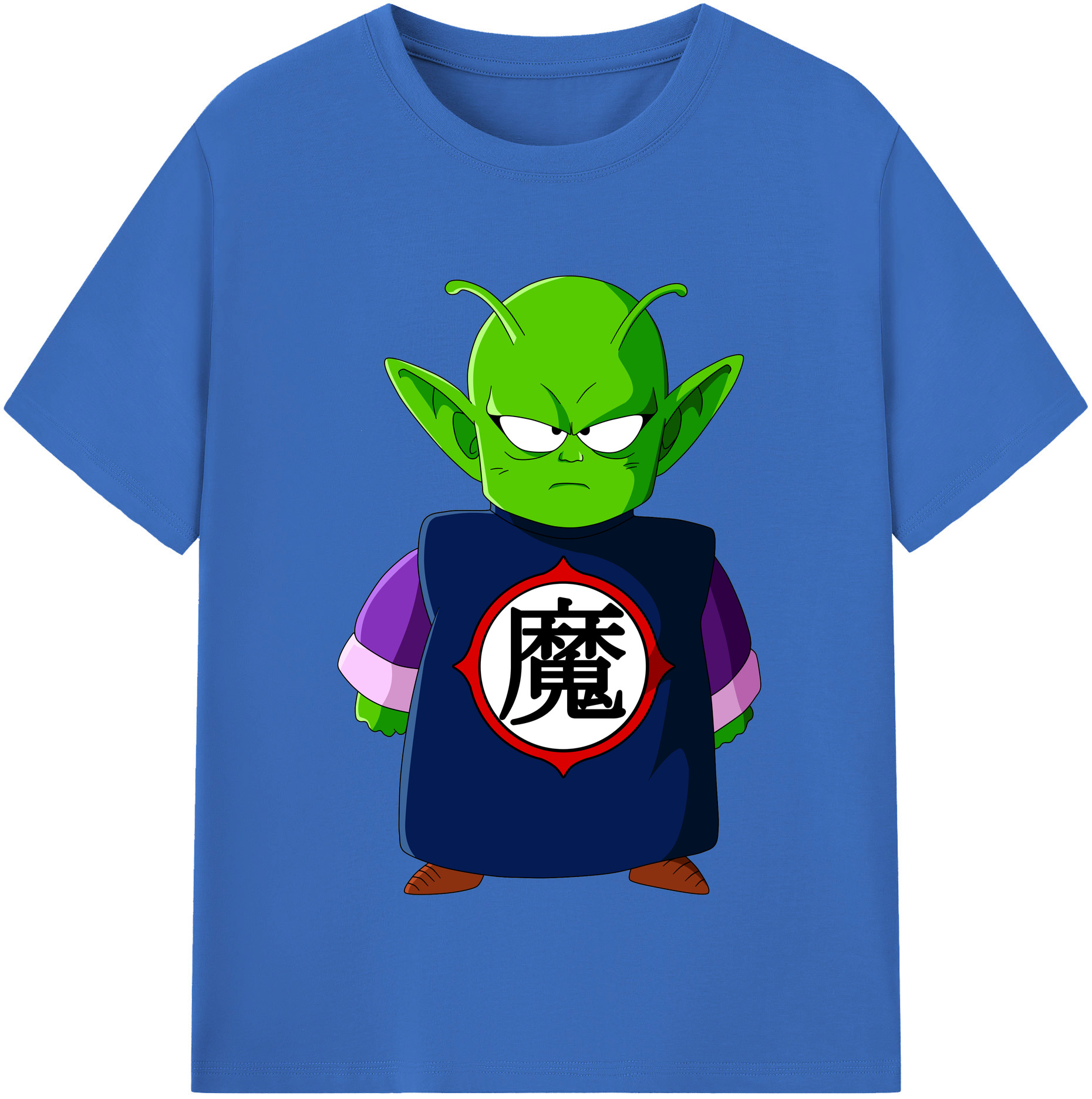 （画像用） ドラゴンボール ピッコロ DRAGON BALL Piccolo 綿100％半袖Tシャツ（フロントプリント）