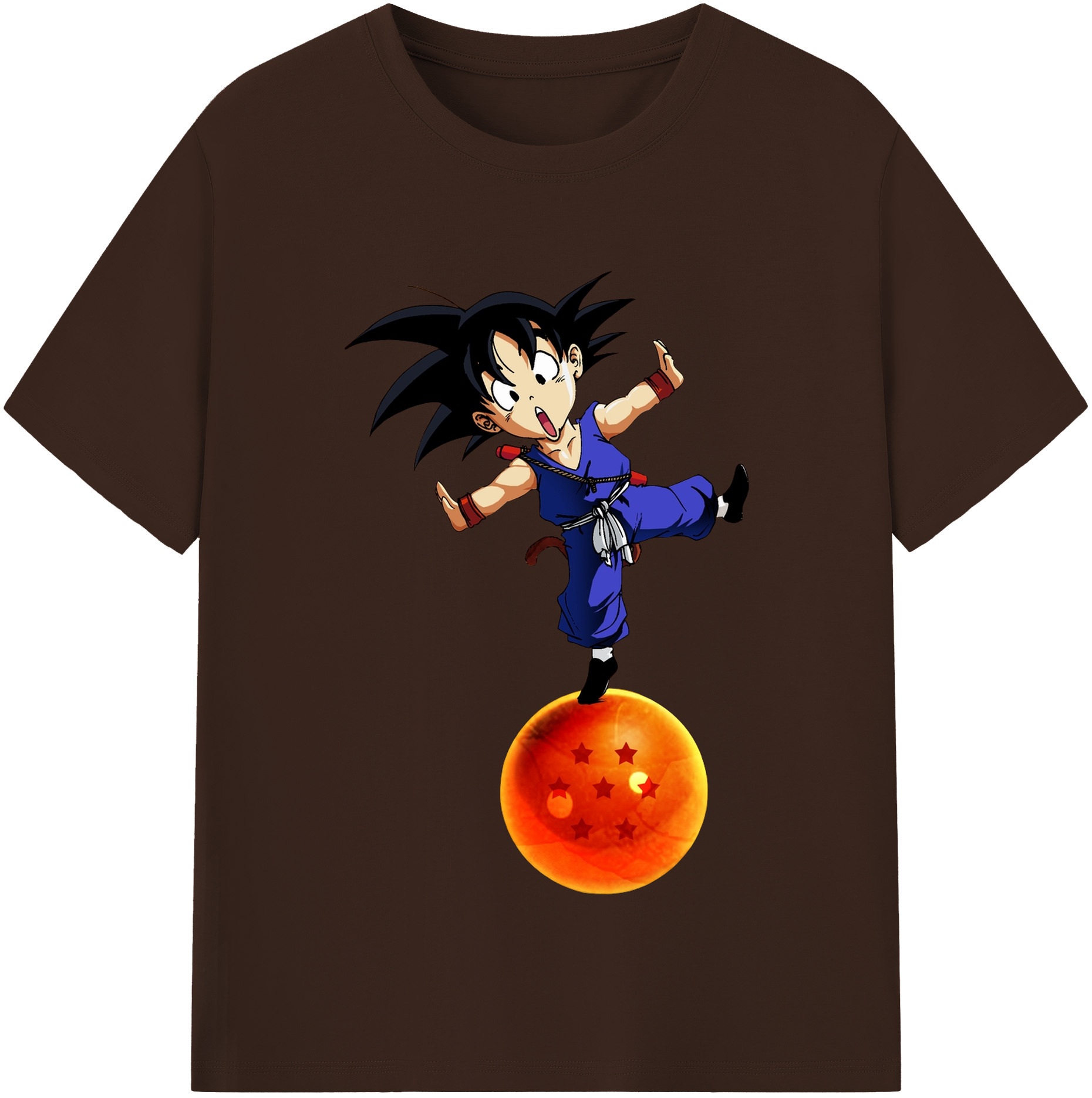 （画像用） ドラゴンボール 孫悟空（そん ごくう）Son Goku カカロット DRAGON BALL Kakarotto 綿100％半袖Tシャツ（フロントプリント）