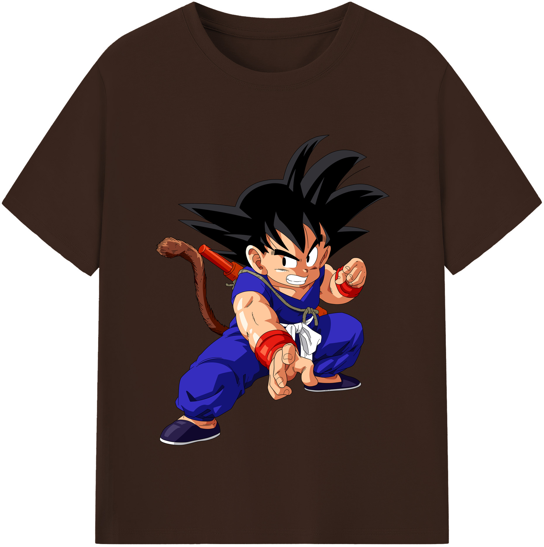 （画像用） ドラゴンボール 孫悟空（そん ごくう）Son Goku カカロット DRAGON BALL Kakarotto 綿100％半袖Tシャツ（フロントプリント）