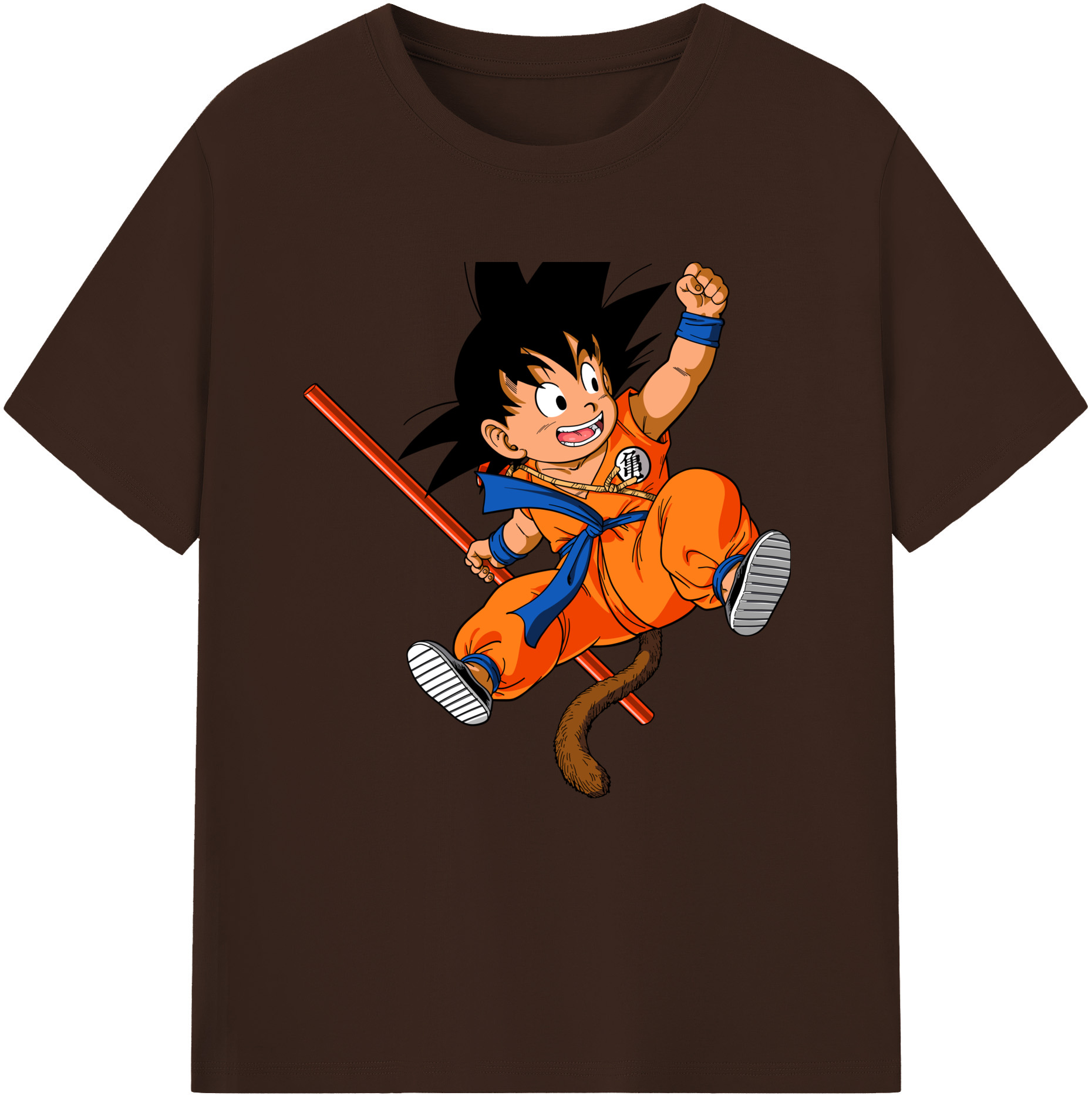 （画像用） ドラゴンボール 孫悟空（そん ごくう）Son Goku カカロット DRAGON BALL Kakarotto 綿100％半袖Tシャツ（フロントプリント）