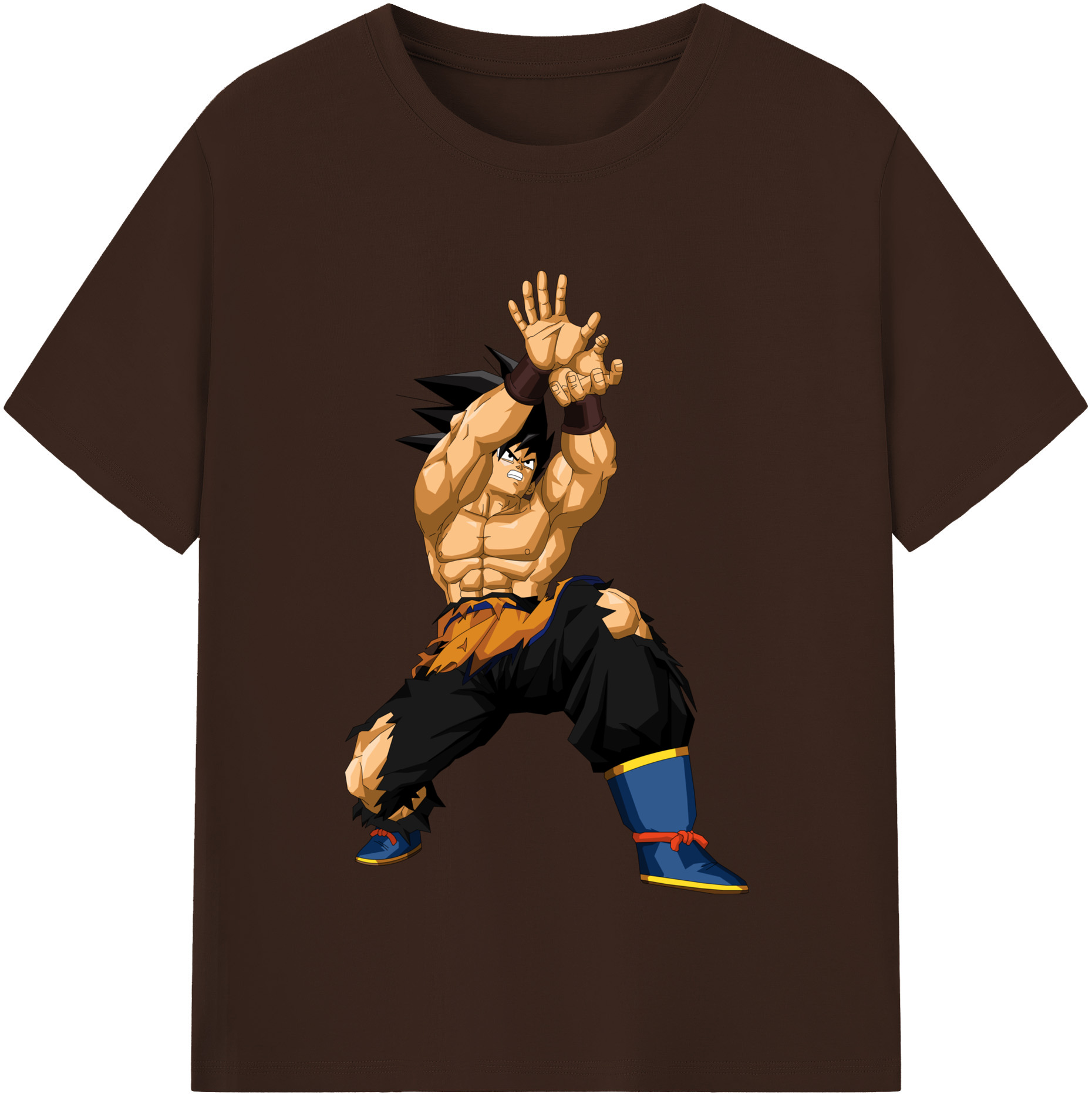 （画像用） ドラゴンボール 孫悟空（そん ごくう）Son Goku カカロット DRAGON BALL Kakarotto 綿100％半袖Tシャツ（フロントプリント）