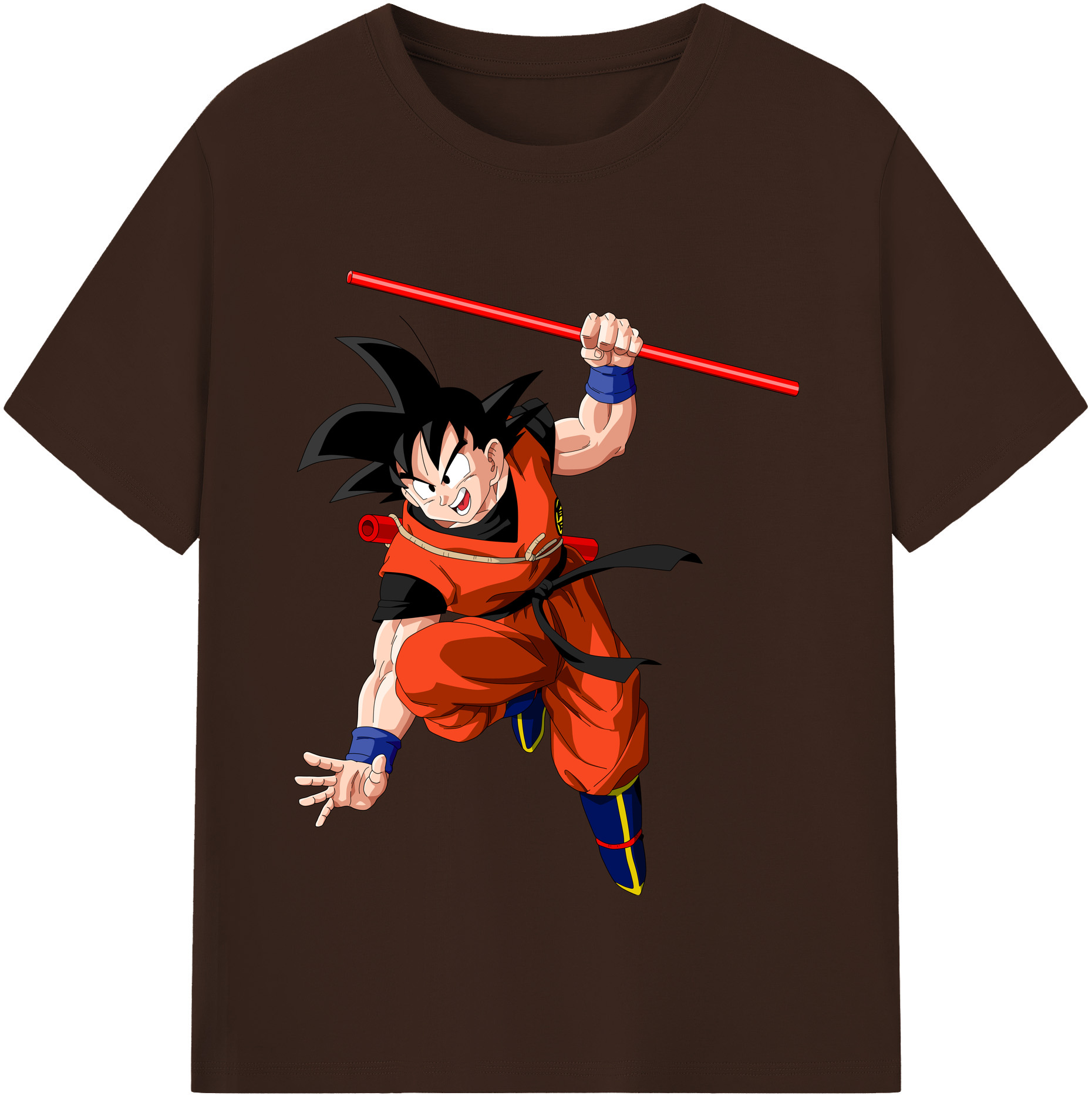 （画像用） ドラゴンボール 孫悟空（そん ごくう）Son Goku カカロット DRAGON BALL Kakarotto 綿100％半袖Tシャツ（フロントプリント）