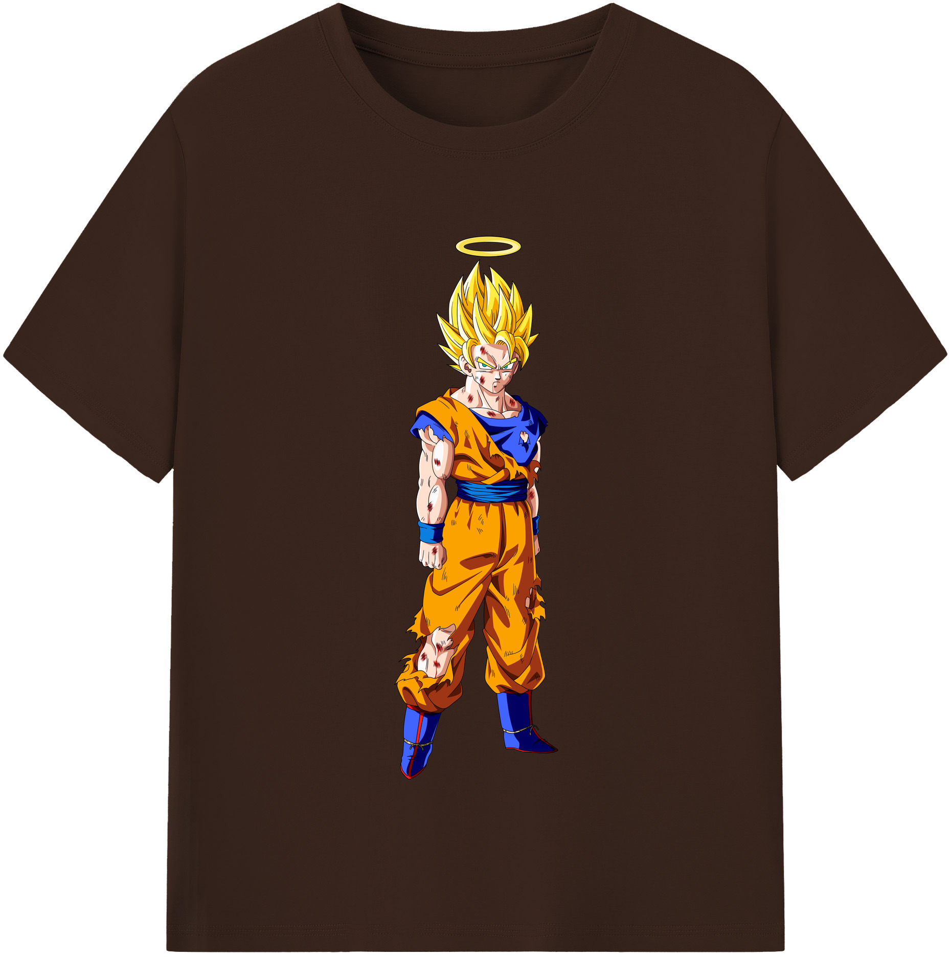 （画像用） ドラゴンボール 孫悟空（そん ごくう）Son Goku カカロット DRAGON BALL Kakarotto 綿100％半袖Tシャツ（フロントプリント）