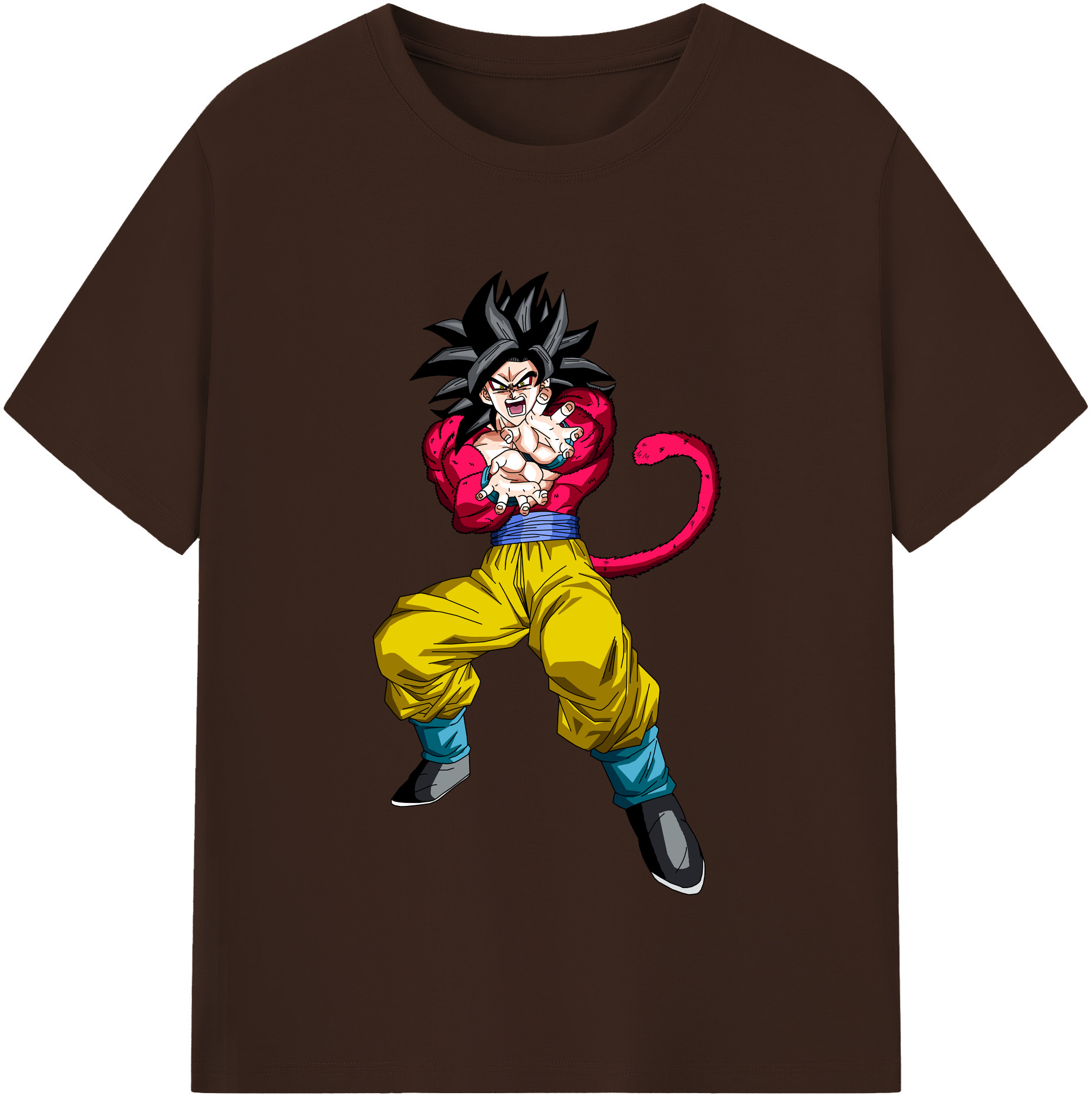 （画像用） ドラゴンボール 孫悟空（そん ごくう）Son Goku カカロット DRAGON BALL Kakarotto 綿100％半袖Tシャツ（フロントプリント）