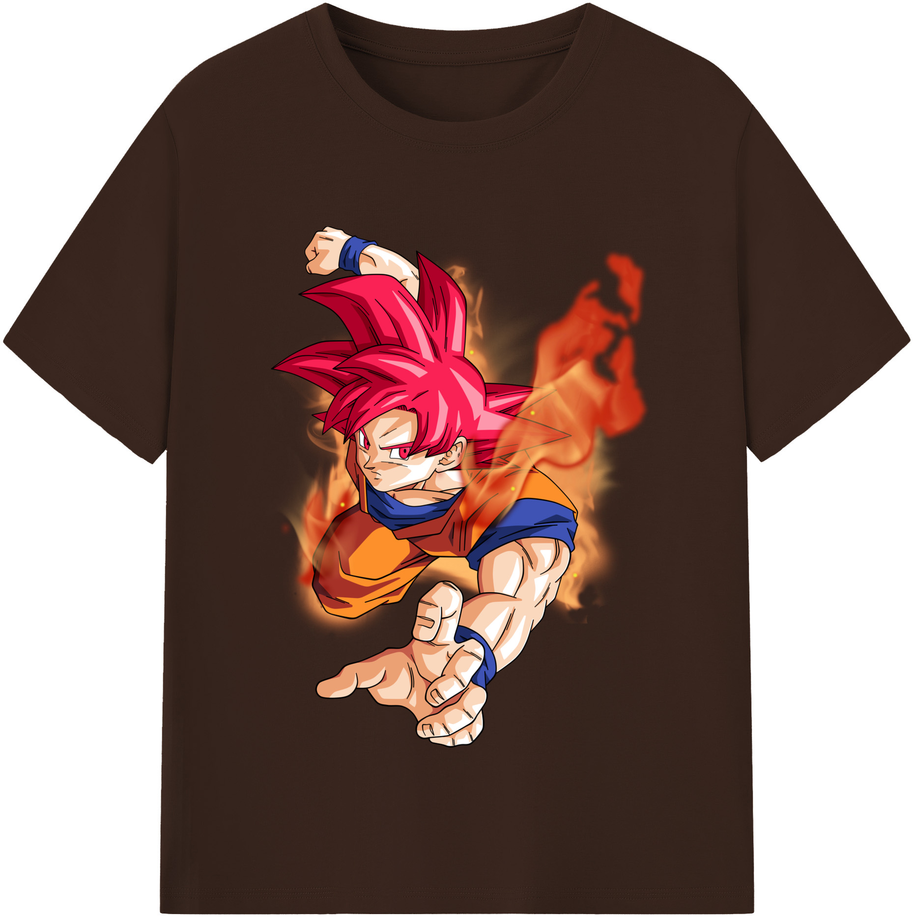 （画像用） ドラゴンボール 孫悟空（そん ごくう）Son Goku カカロット DRAGON BALL Kakarotto 綿100％半袖Tシャツ（フロントプリント）
