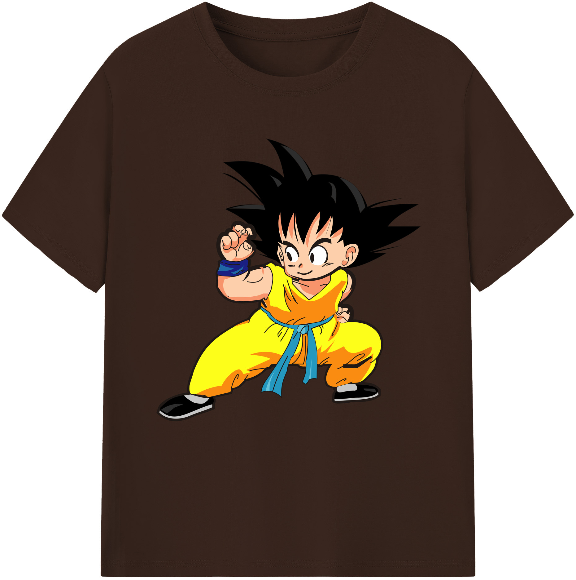 （画像用） ドラゴンボール 孫悟空（そん ごくう）Son Goku カカロット DRAGON BALL Kakarotto 綿100％半袖Tシャツ（フロントプリント）