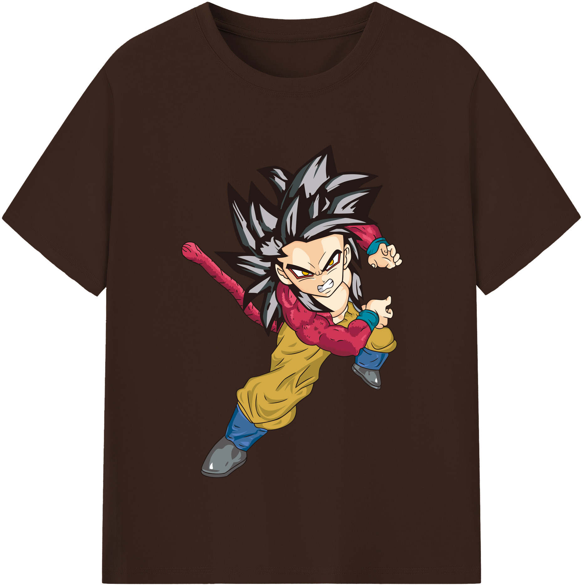 （画像用） ドラゴンボール 孫悟空（そん ごくう）Son Goku カカロット DRAGON BALL Kakarotto 綿100％半袖Tシャツ（フロントプリント）