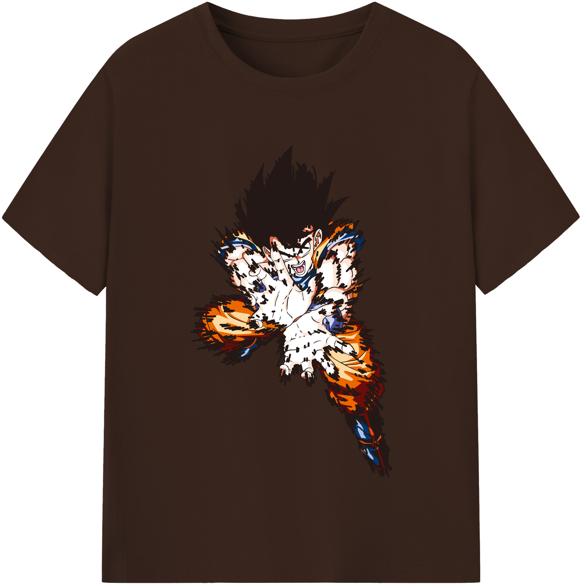 （画像用） ドラゴンボール 孫悟空（そん ごくう）Son Goku カカロット DRAGON BALL Kakarotto 綿100％半袖Tシャツ（フロントプリント）