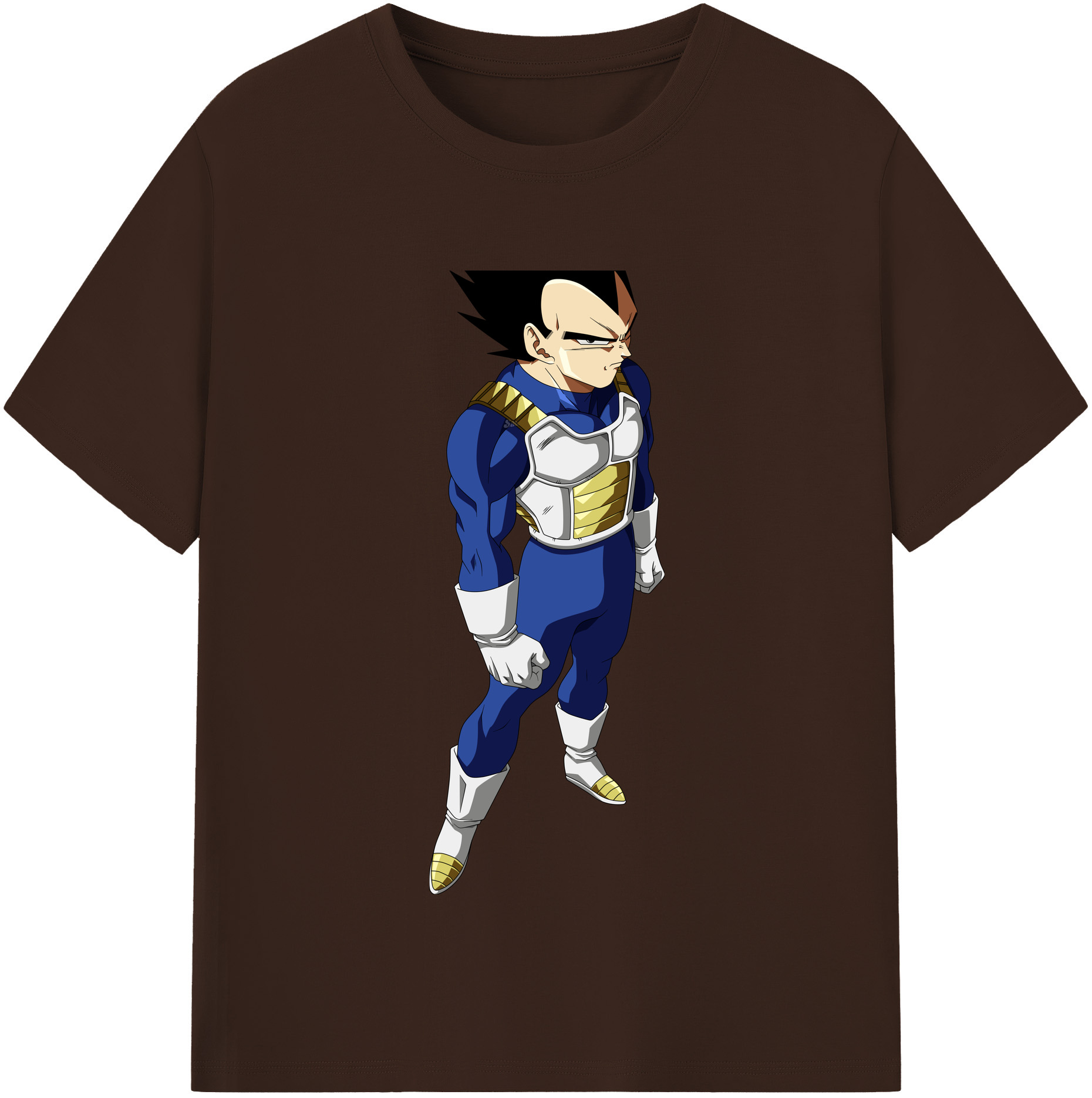 （画像用） ドラゴンボール ベジータ四世（Bejīta Yonsei）DRAGON BALL Vegeta IV 綿100％半袖Tシャツ（フロントプリント）