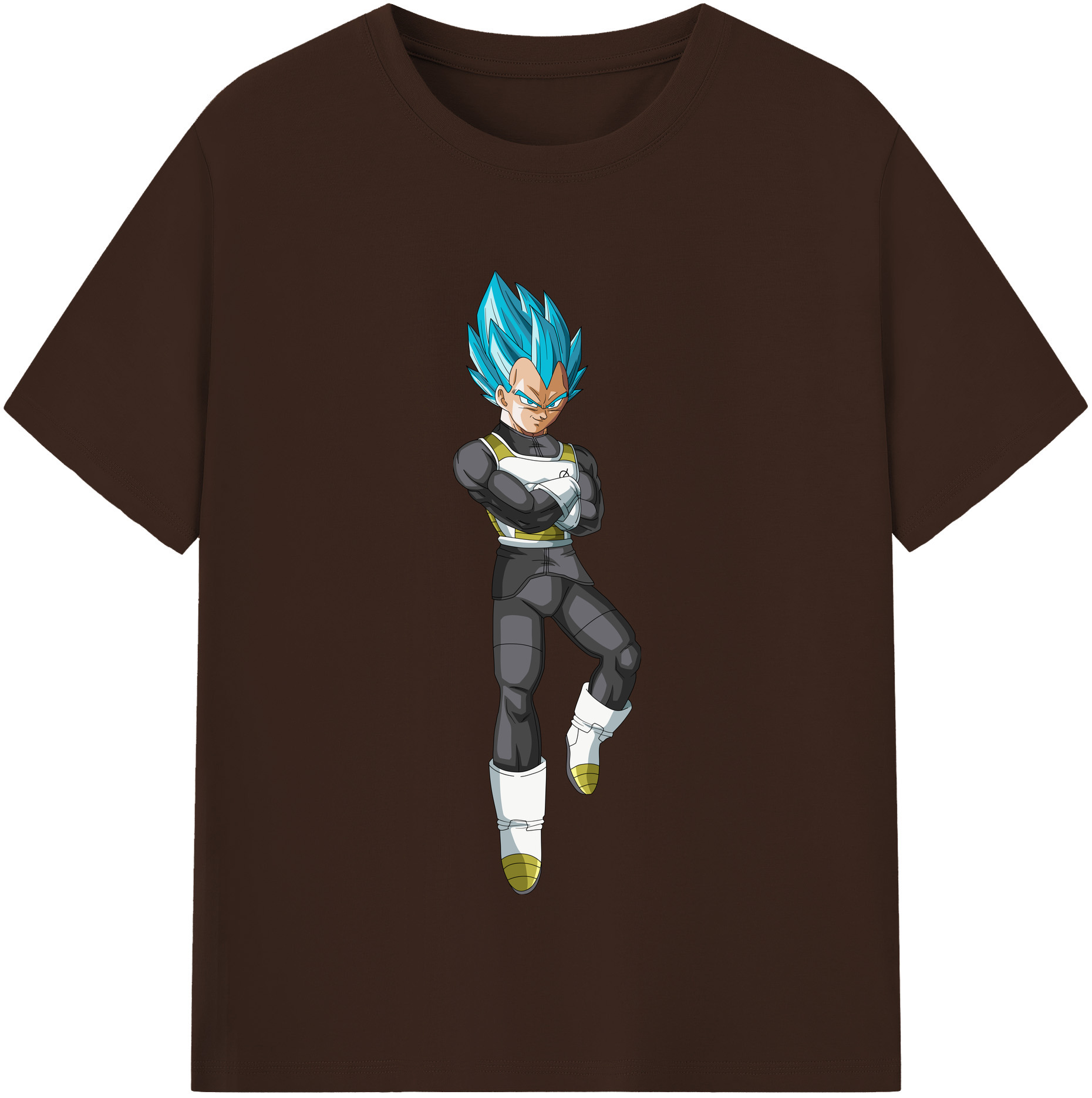 （画像用） ドラゴンボール ベジータ四世（Bejīta Yonsei）DRAGON BALL Vegeta IV 綿100％半袖Tシャツ（フロントプリント）
