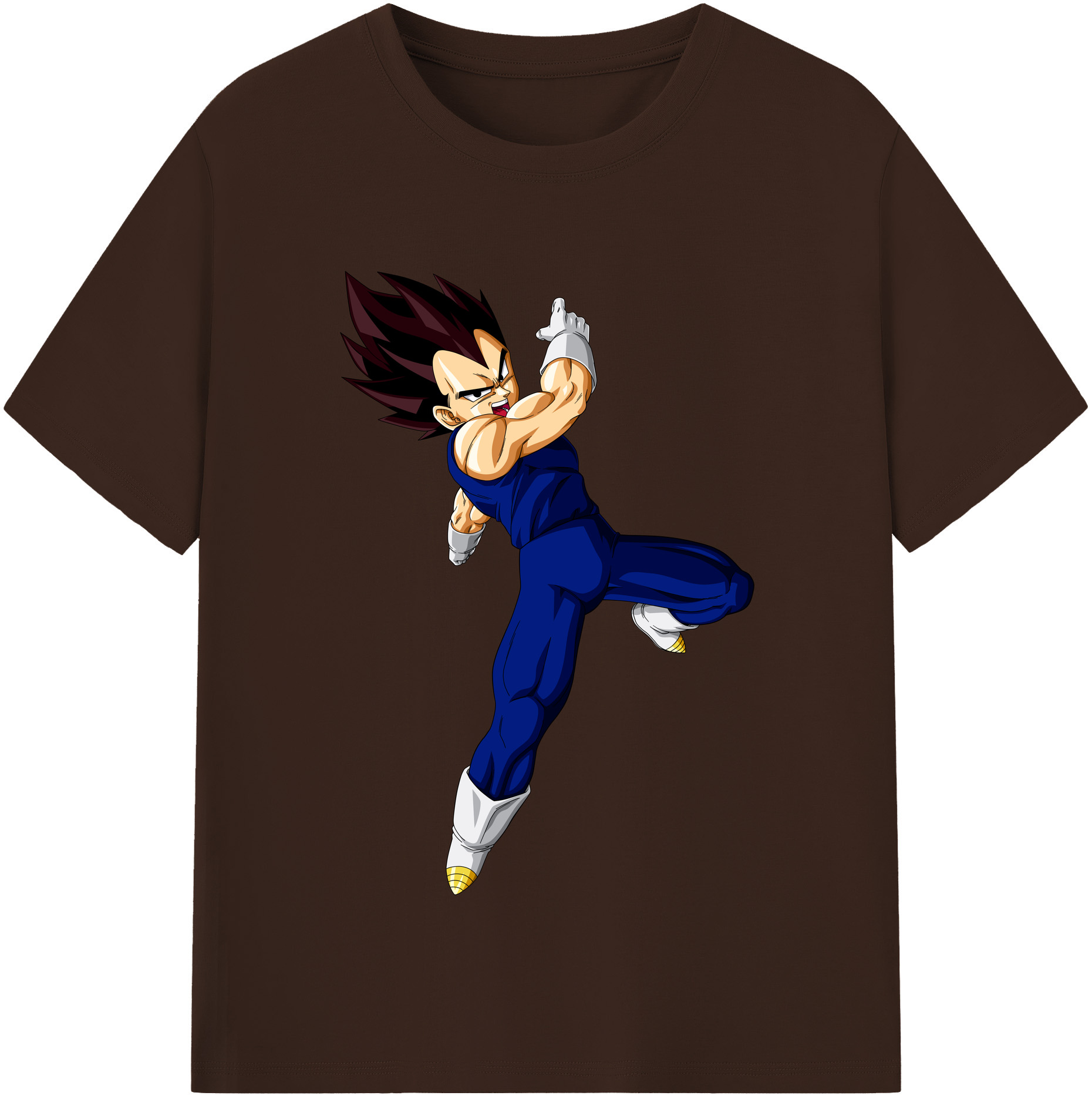 （画像用） ドラゴンボール ベジータ四世（Bejīta Yonsei）DRAGON BALL Vegeta IV 綿100％半袖Tシャツ（フロントプリント）