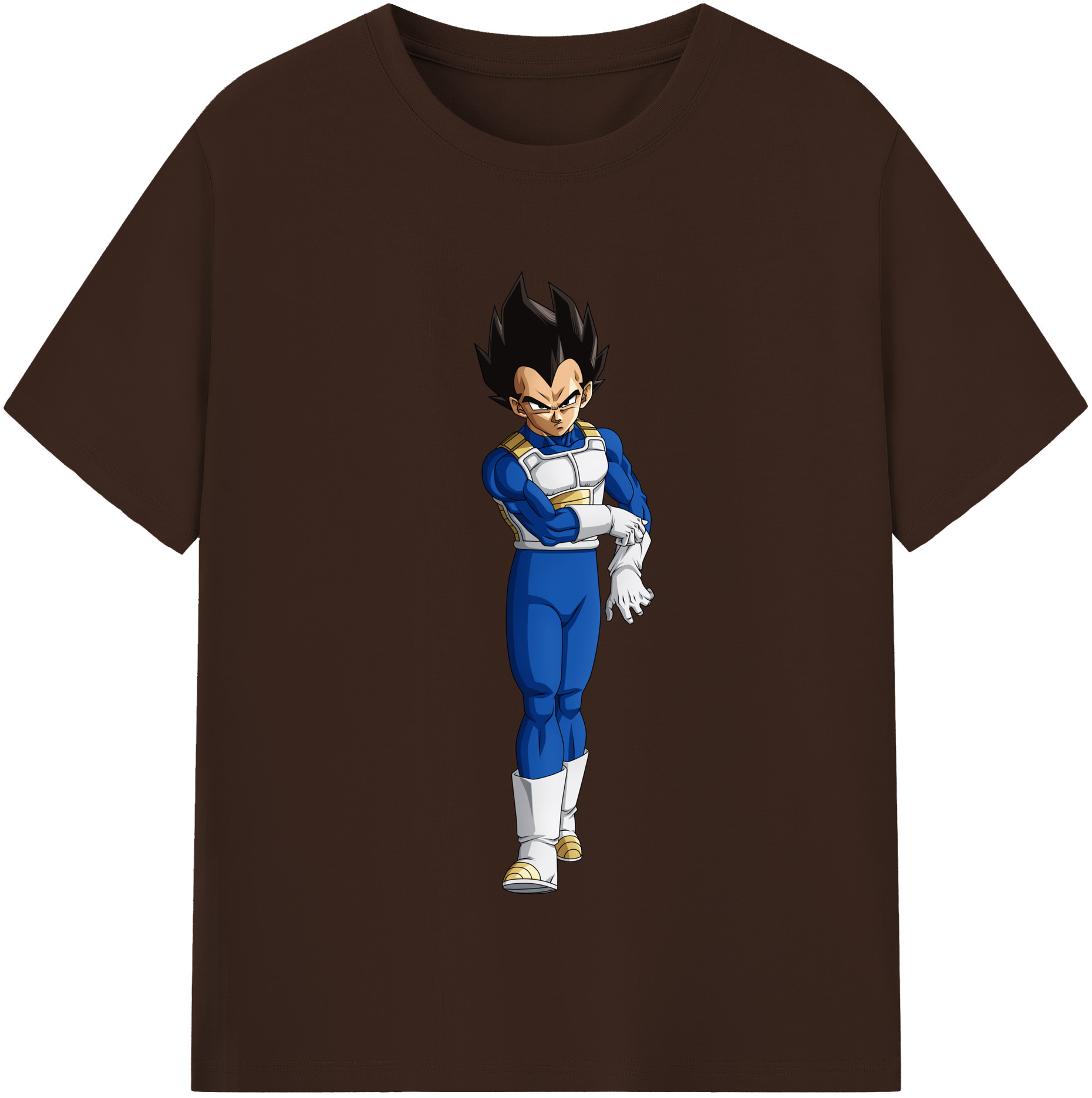 （画像用） ドラゴンボール ベジータ四世（Bejīta Yonsei）DRAGON BALL Vegeta IV 綿100％半袖Tシャツ（フロントプリント）