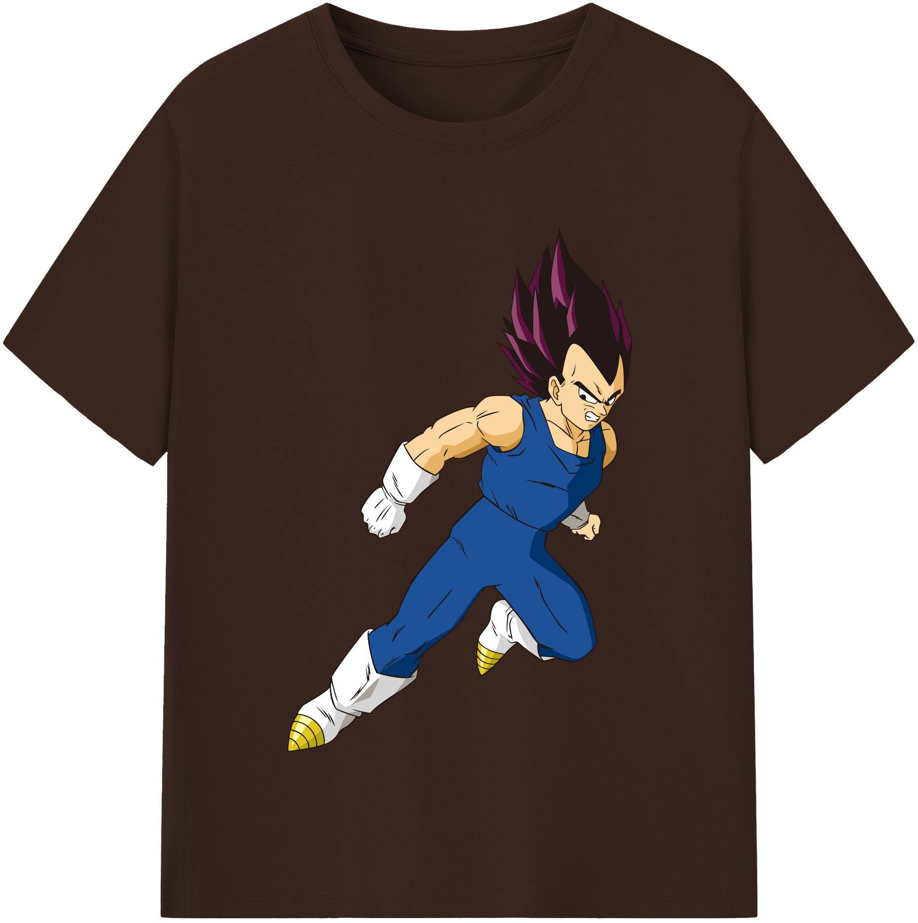 （画像用） ドラゴンボール ベジータ四世（Bejīta Yonsei）DRAGON BALL Vegeta IV 綿100％半袖Tシャツ（フロントプリント）