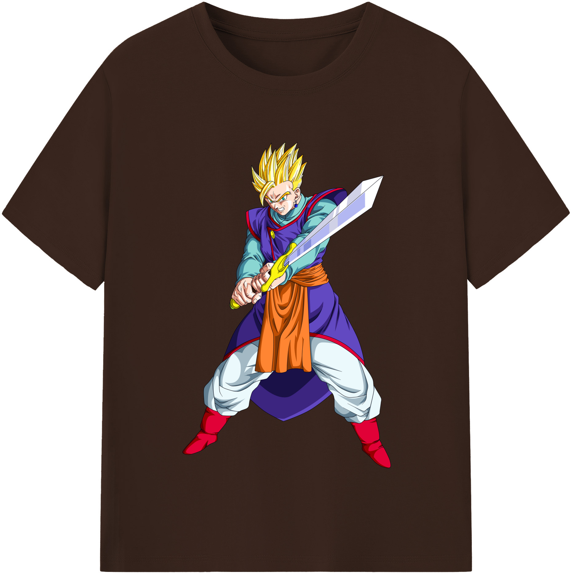 （画像用） ドラゴンボール 孫 悟飯（そんごはん）DRAGON BALL Son Gohan 綿100％半袖Tシャツ（フロントプリント）