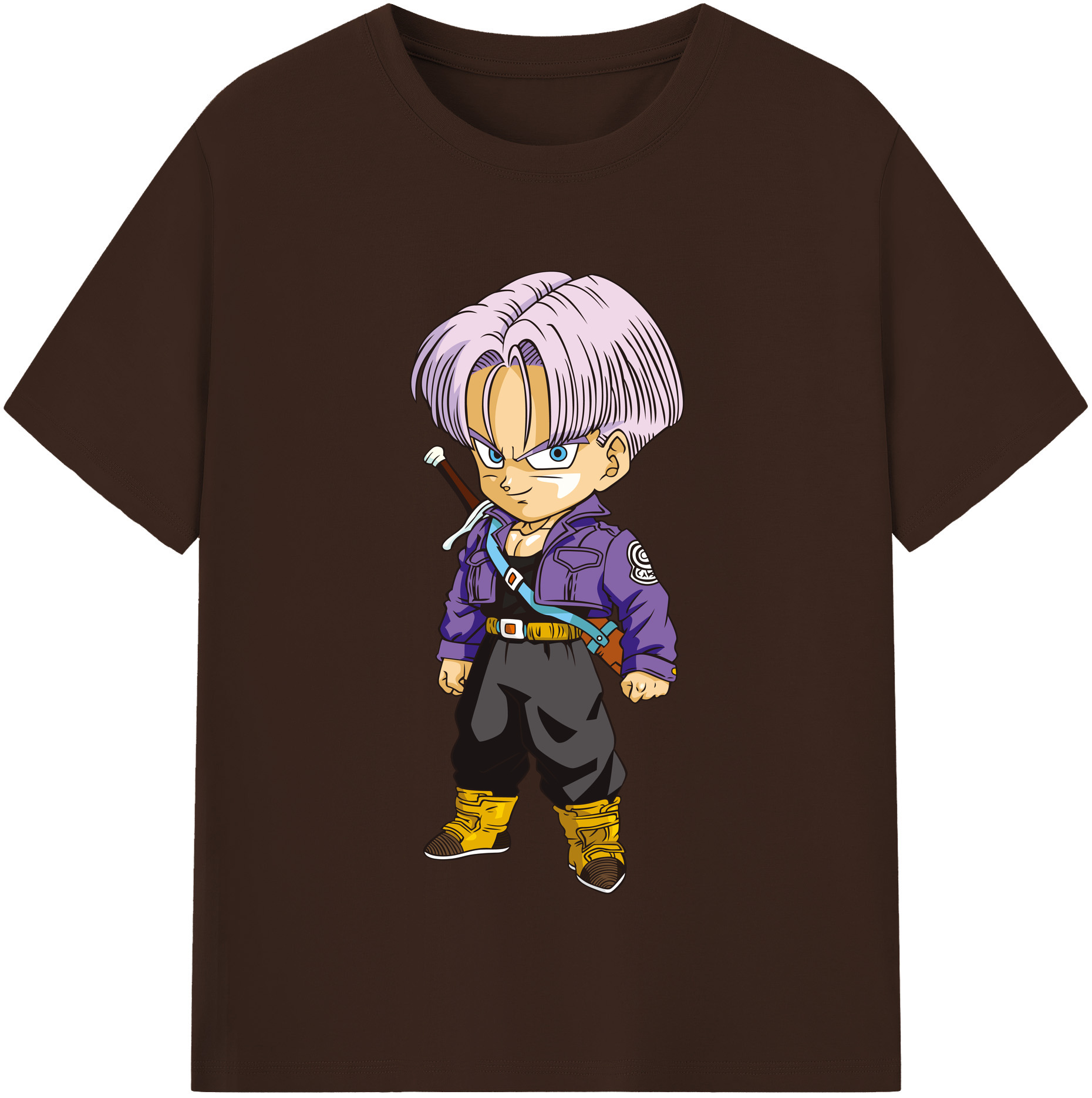 （画像用） ドラゴンボール トランクス（Torankusu）DRAGON BALL Trunks 綿100％半袖Tシャツ（フロントプリント）