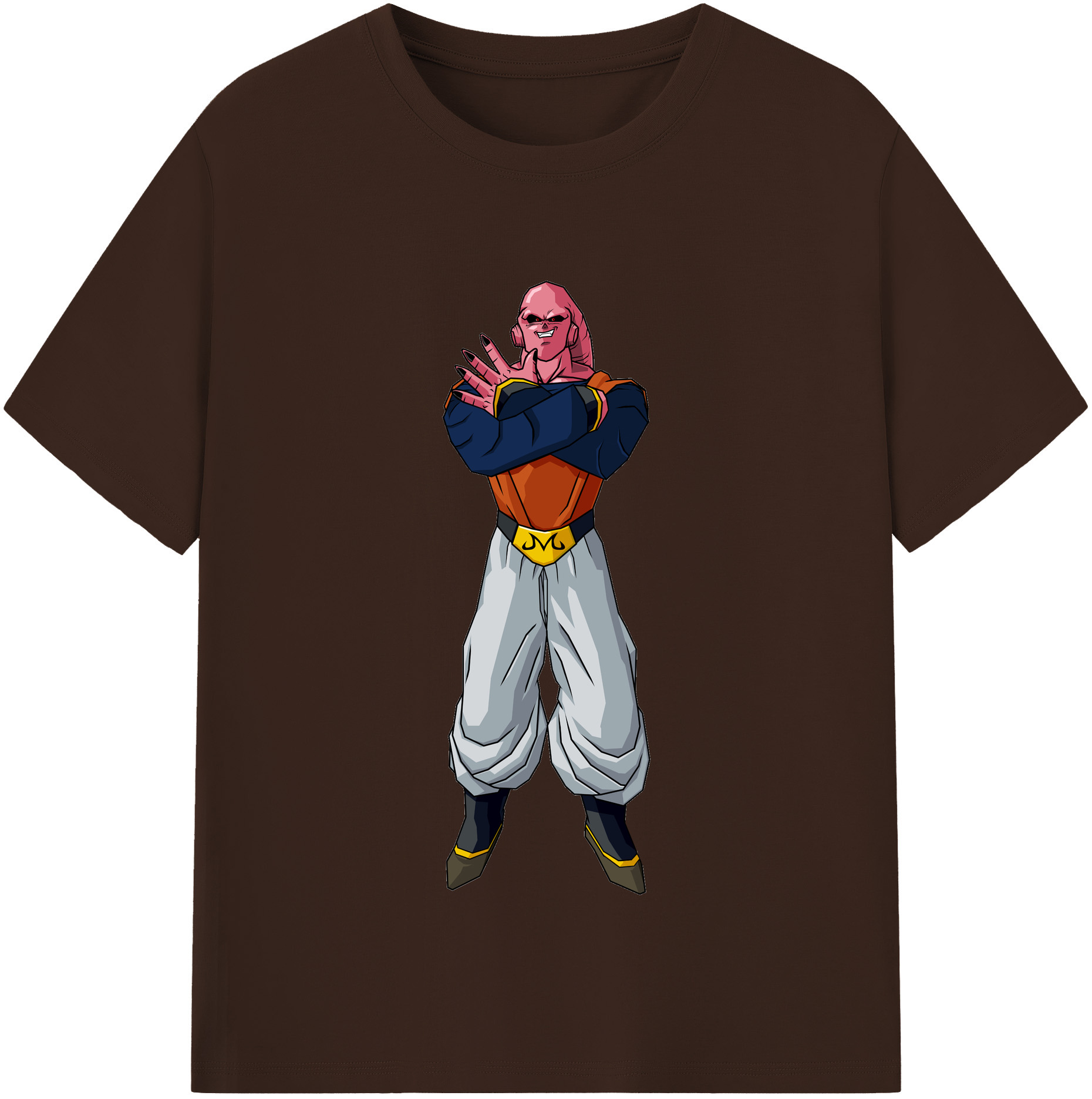 （画像用） ドラゴンボール 魔人ブウ DRAGON BALL Majin Buu 綿100％半袖Tシャツ（フロントプリント）