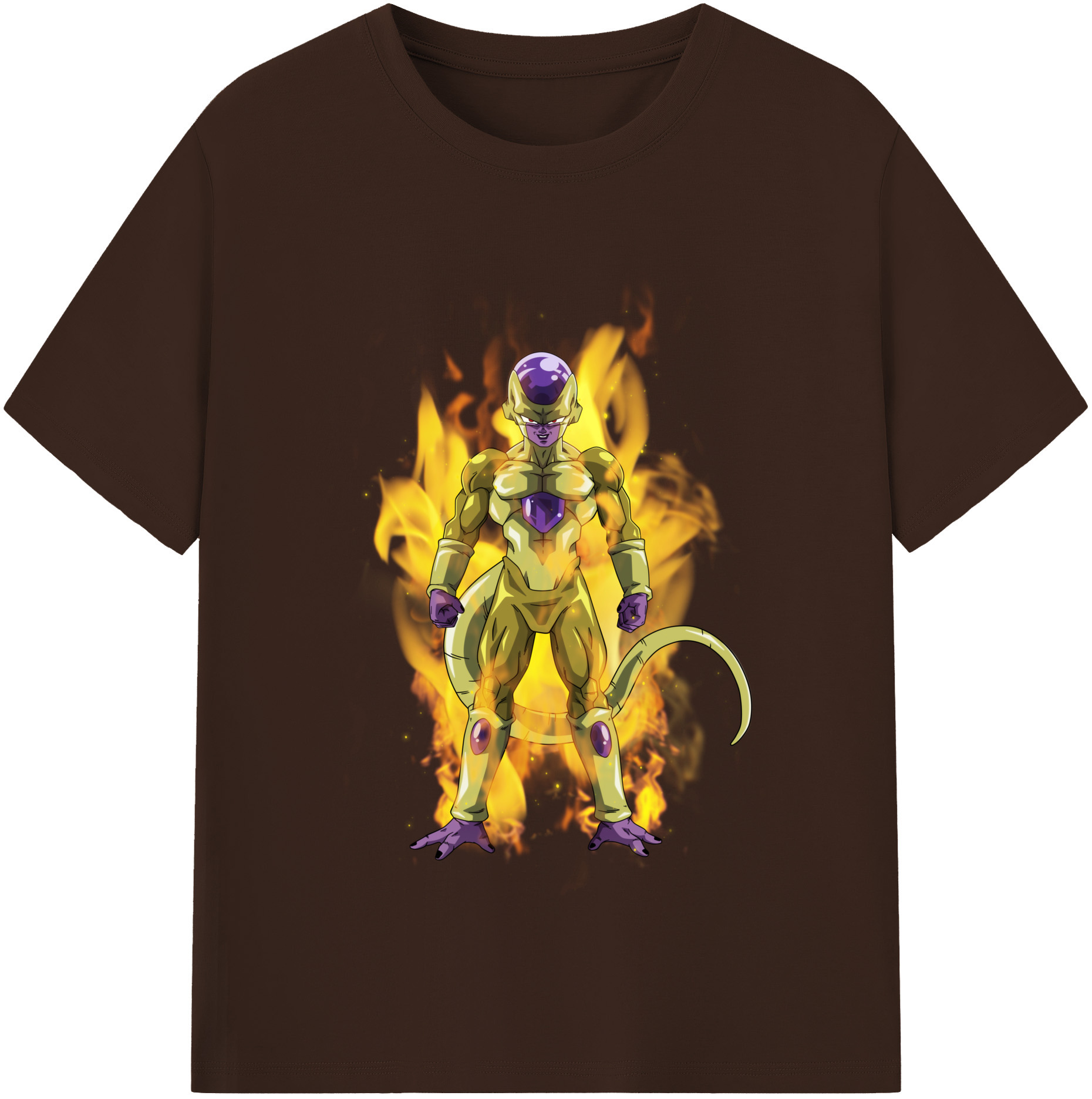 （画像用） ドラゴンボール フリーザ DRAGON BALL Frieza 綿100％半袖Tシャツ（フロントプリント）