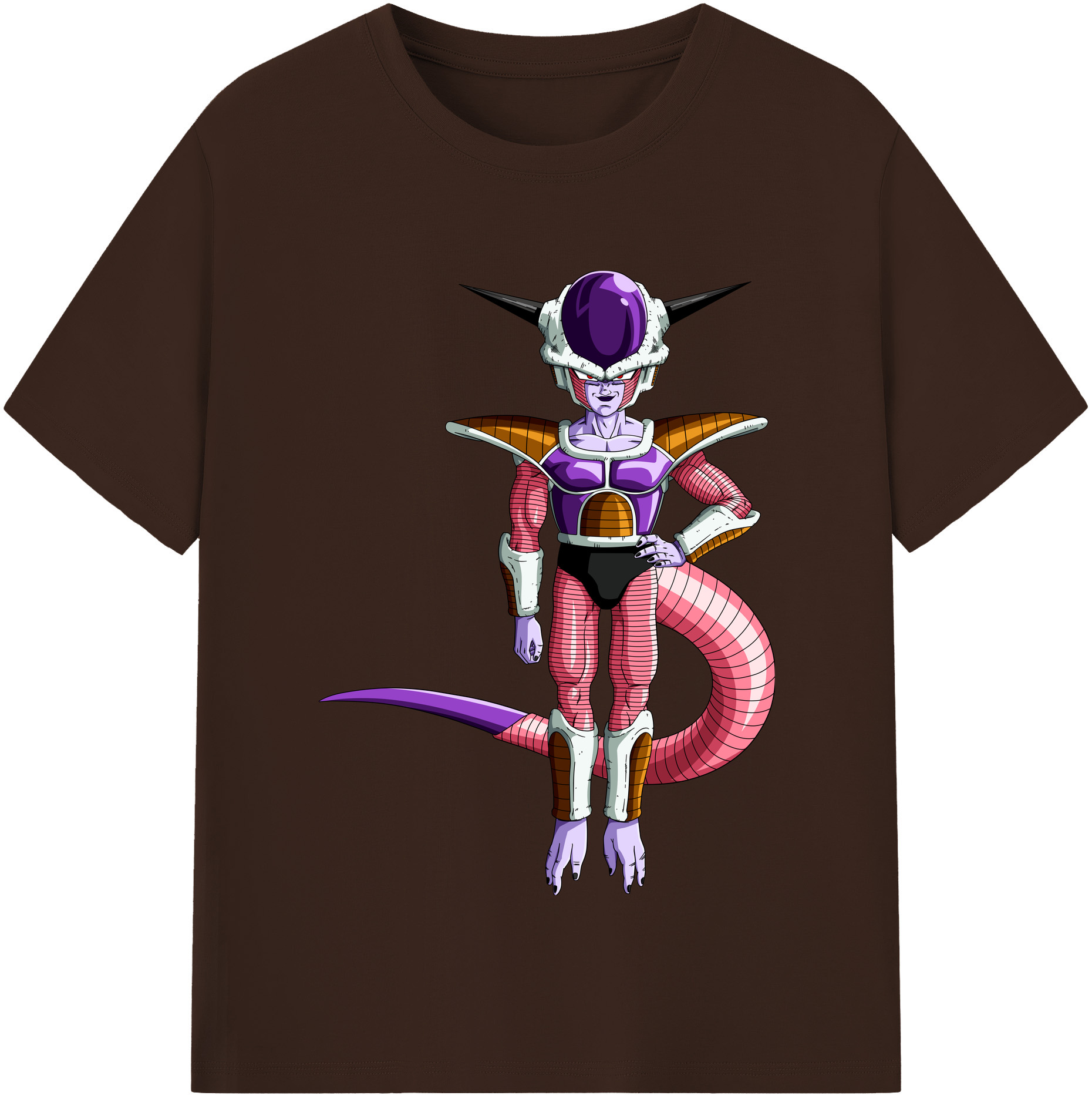 （画像用） ドラゴンボール フリーザ DRAGON BALL Frieza 綿100％半袖Tシャツ（フロントプリント）