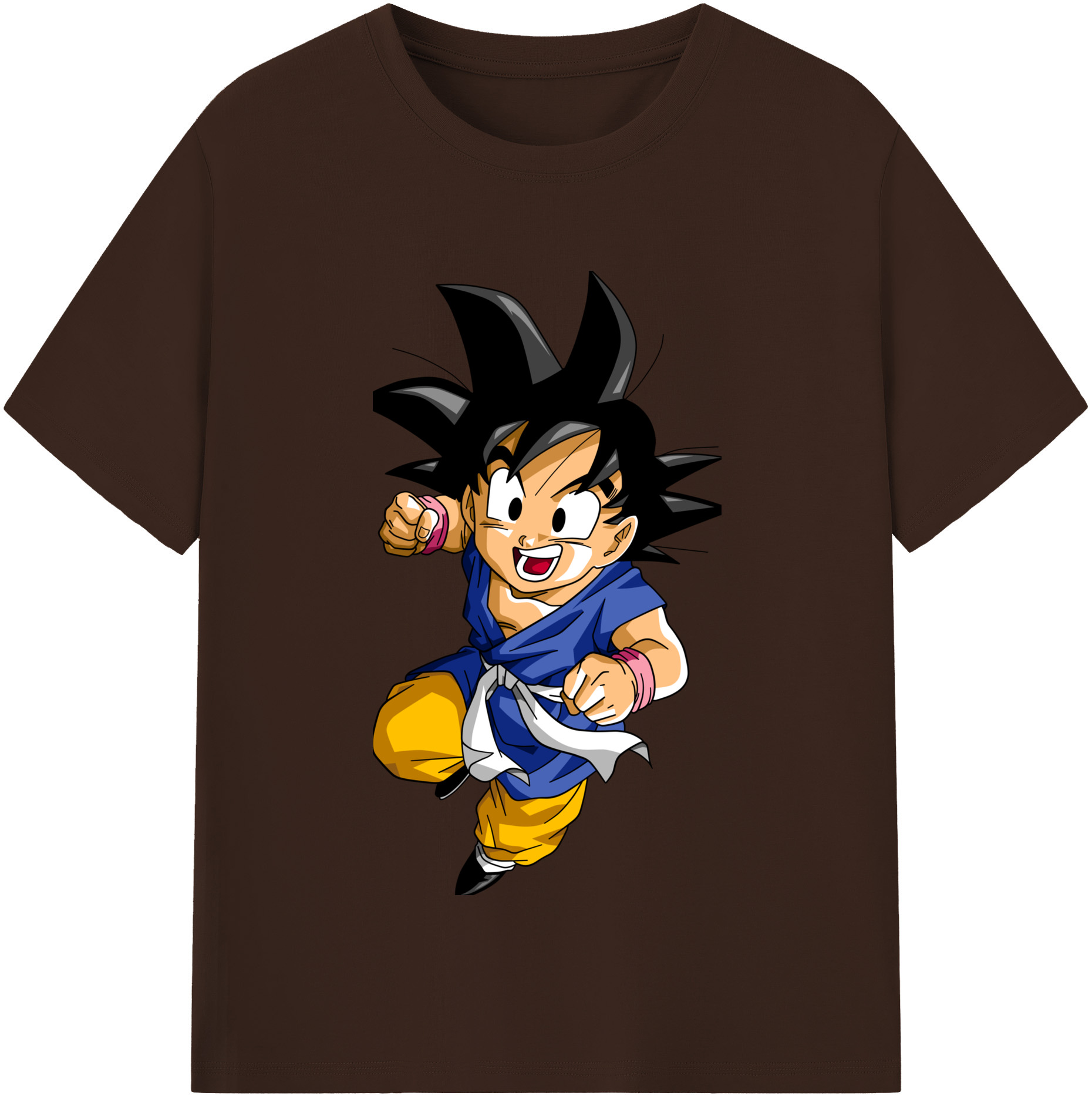 （画像用） ドラゴンボール 孫悟天 そん ごてん DRAGON BALL Son Goten 綿100％半袖Tシャツ（フロントプリント）