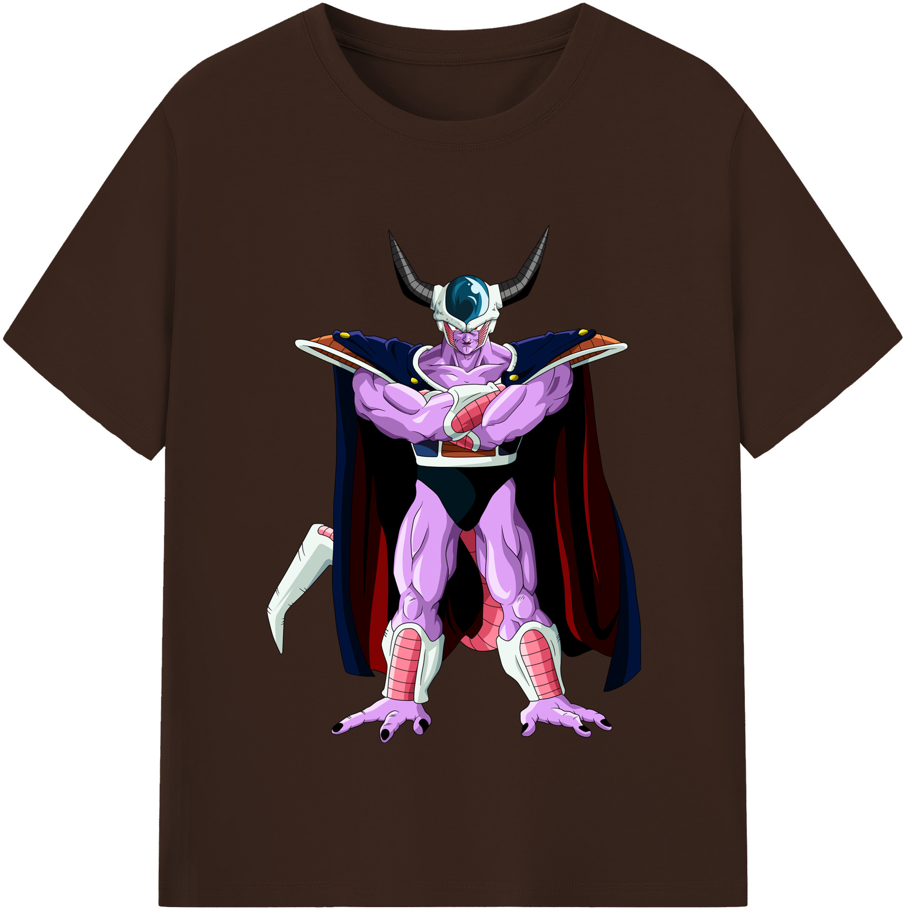 （画像用） ドラゴンボール コルド大王 DRAGON BALL King Cold 綿100％半袖Tシャツ（フロントプリント）