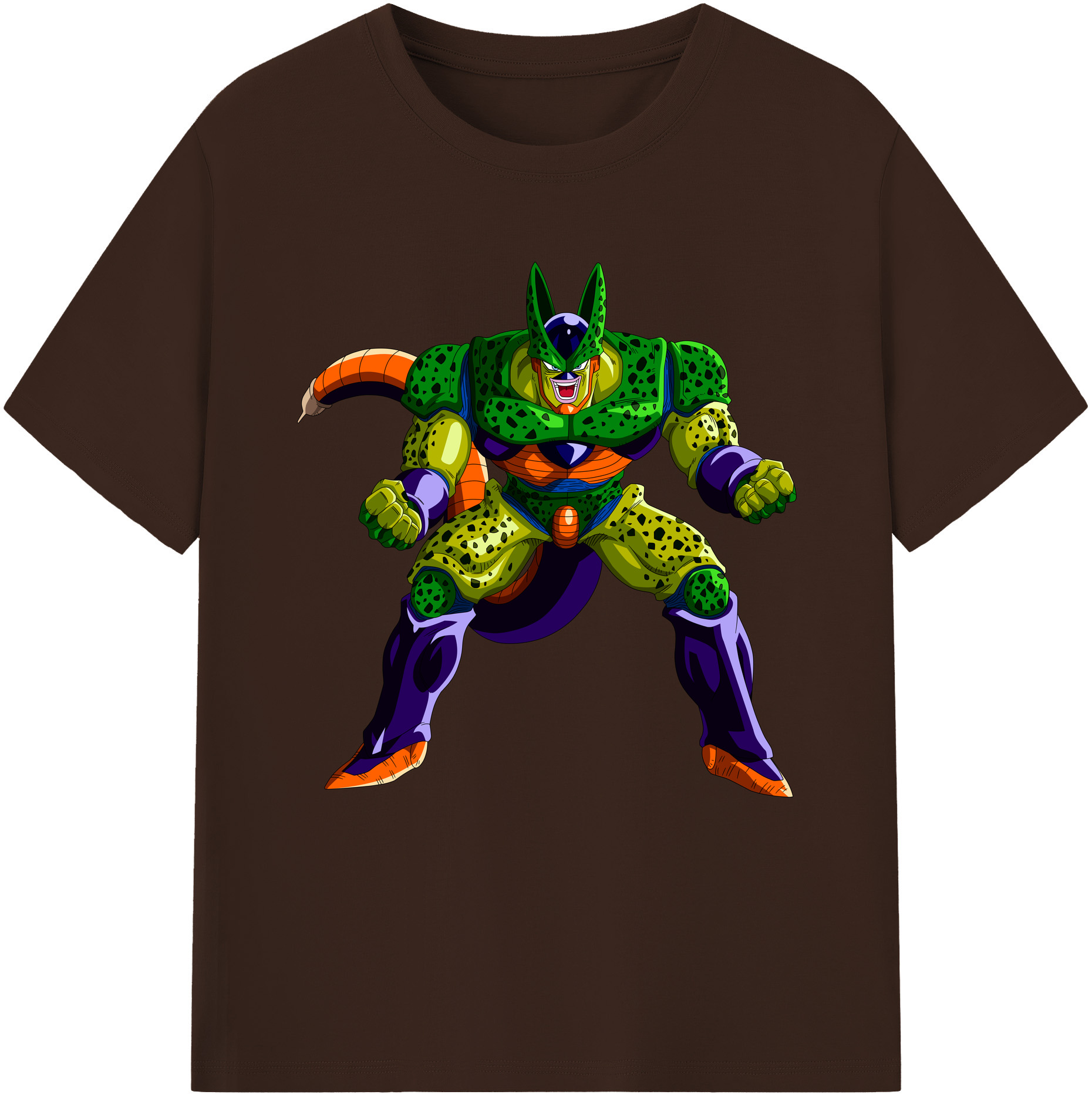 （画像用） ドラゴンボール セル DRAGON BALL Cell 綿100％半袖Tシャツ（フロントプリント）