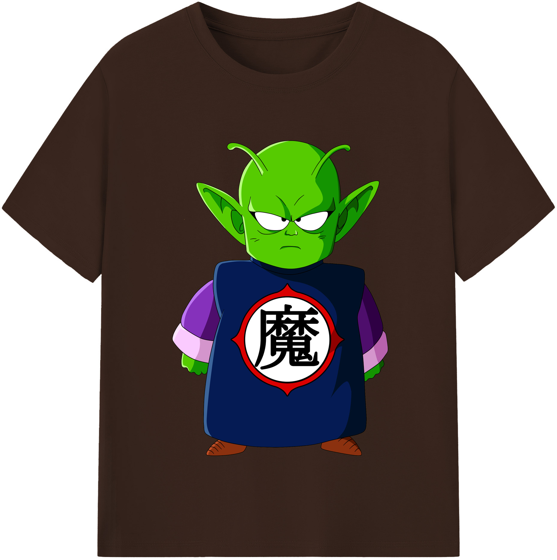 （画像用） ドラゴンボール ピッコロ DRAGON BALL Piccolo 綿100％半袖Tシャツ（フロントプリント）