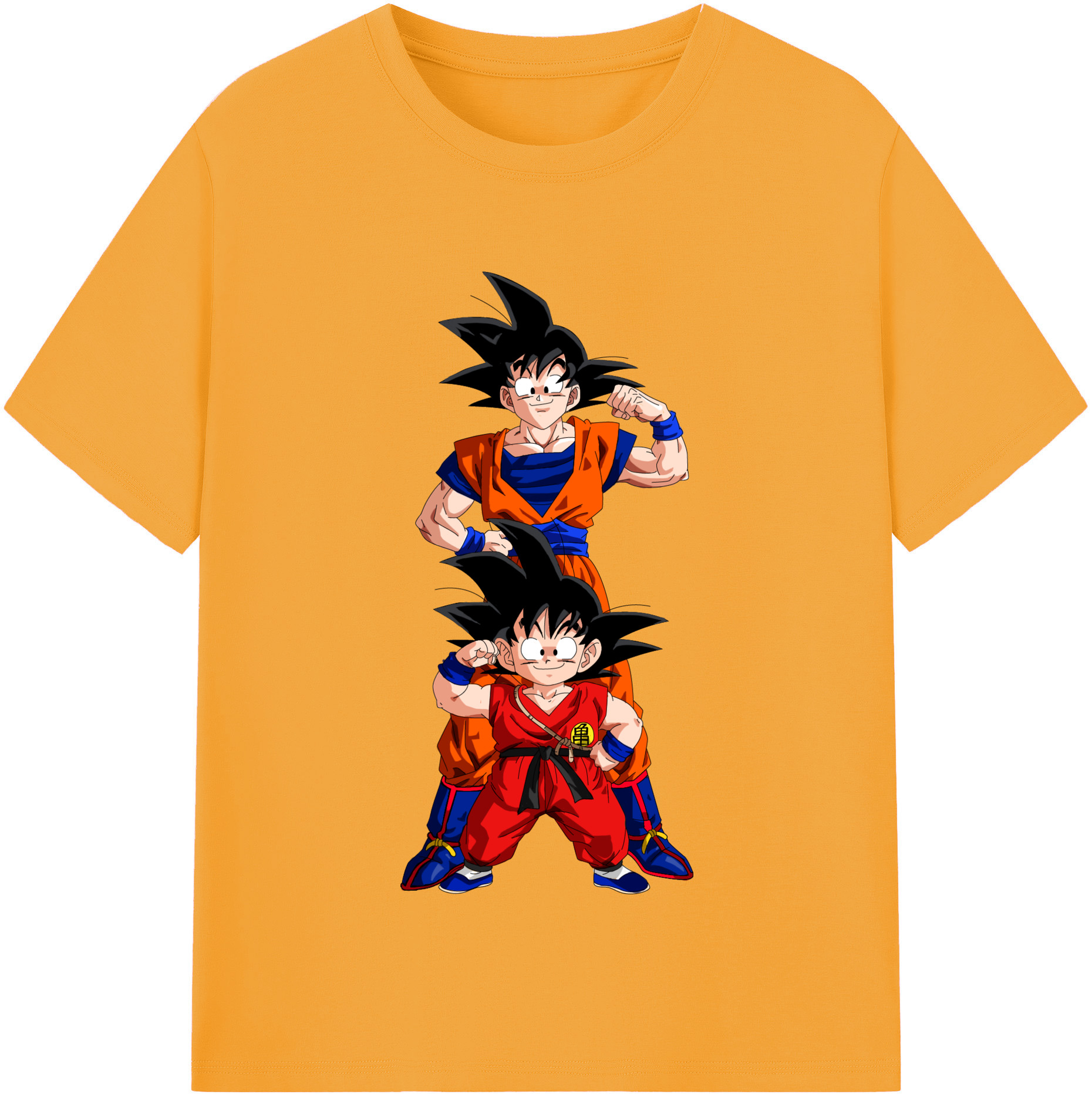 （画像用） ドラゴンボール 孫悟空（そん ごくう）Son Goku カカロット DRAGON BALL Kakarotto 綿100％半袖Tシャツ（フロントプリント）