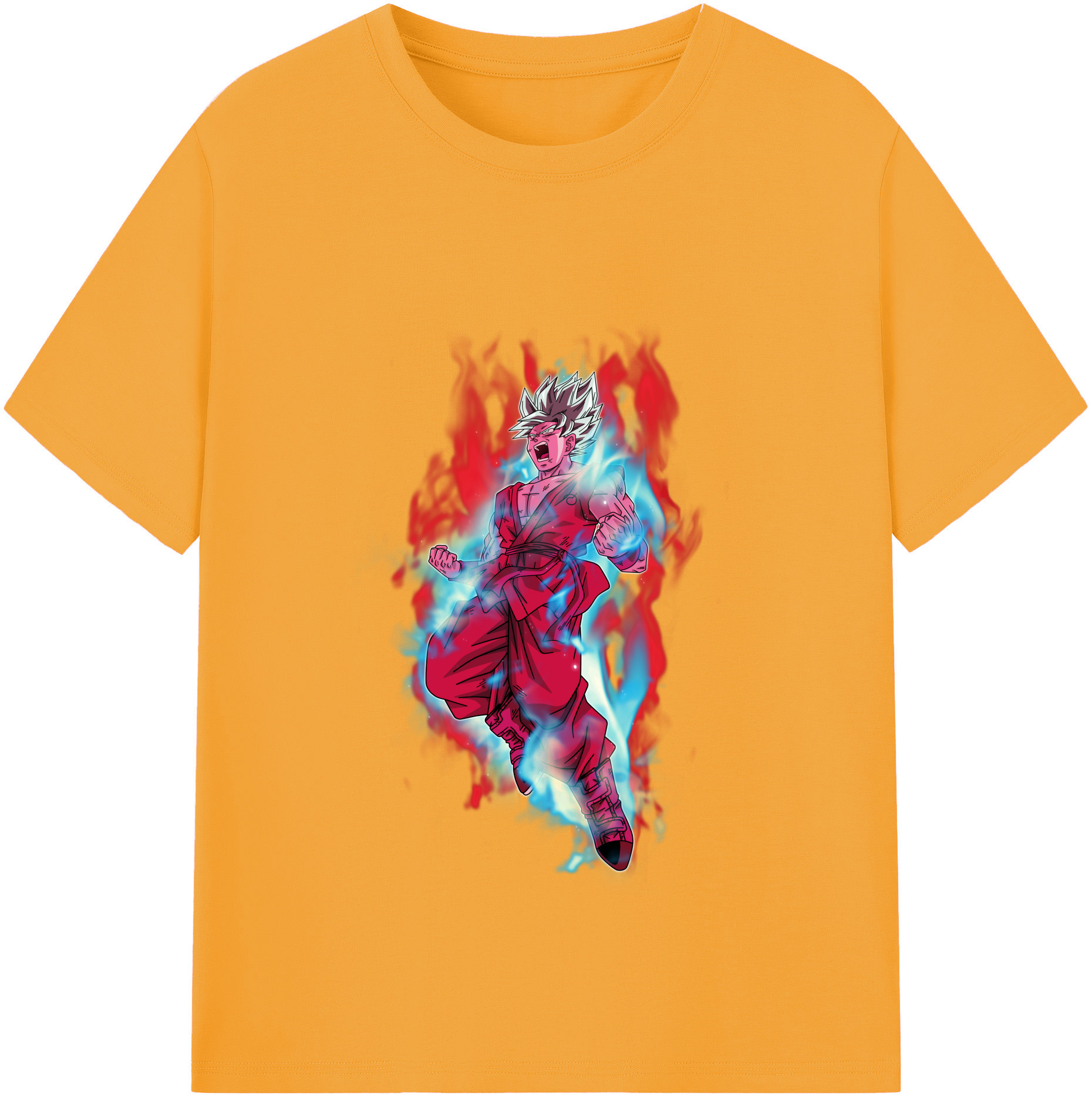 （画像用） ドラゴンボール 孫悟空（そん ごくう）Son Goku カカロット DRAGON BALL Kakarotto 綿100％半袖Tシャツ（フロントプリント）
