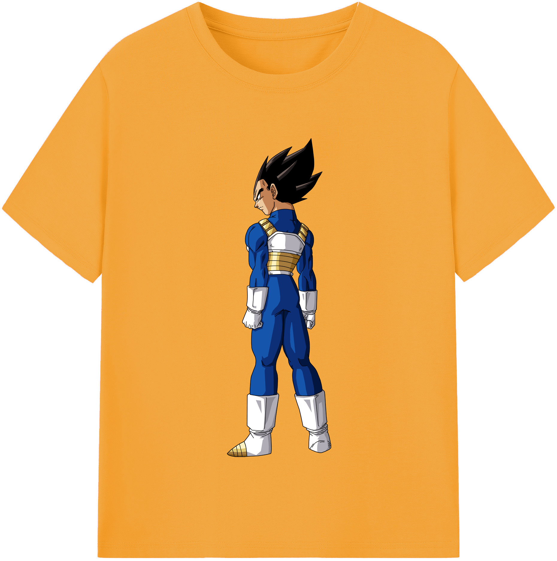 （画像用） ドラゴンボール ベジータ四世（Bejīta Yonsei）DRAGON BALL Vegeta IV 綿100％半袖Tシャツ（フロントプリント）
