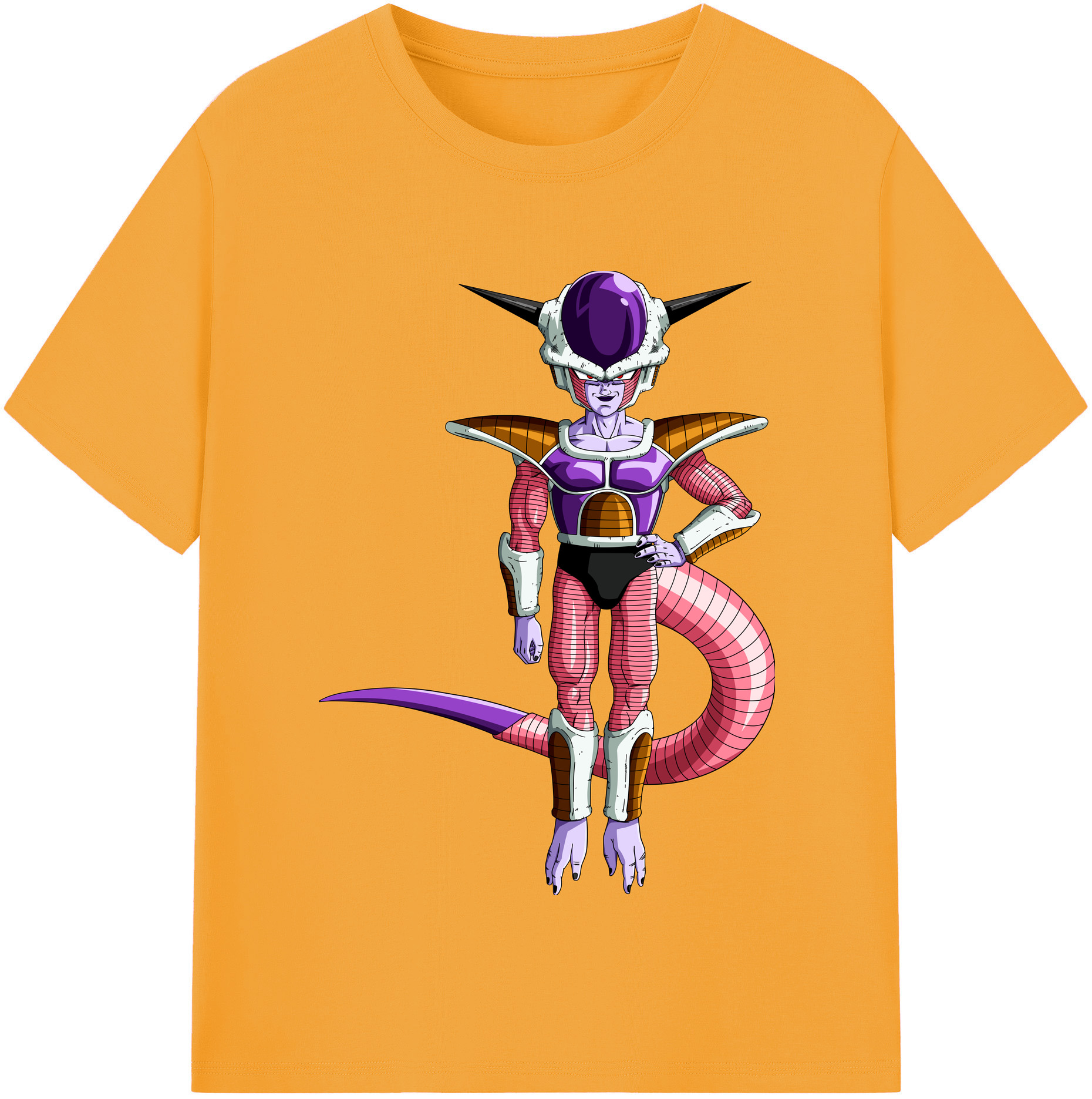 （画像用） ドラゴンボール フリーザ DRAGON BALL Frieza 綿100％半袖Tシャツ（フロントプリント）