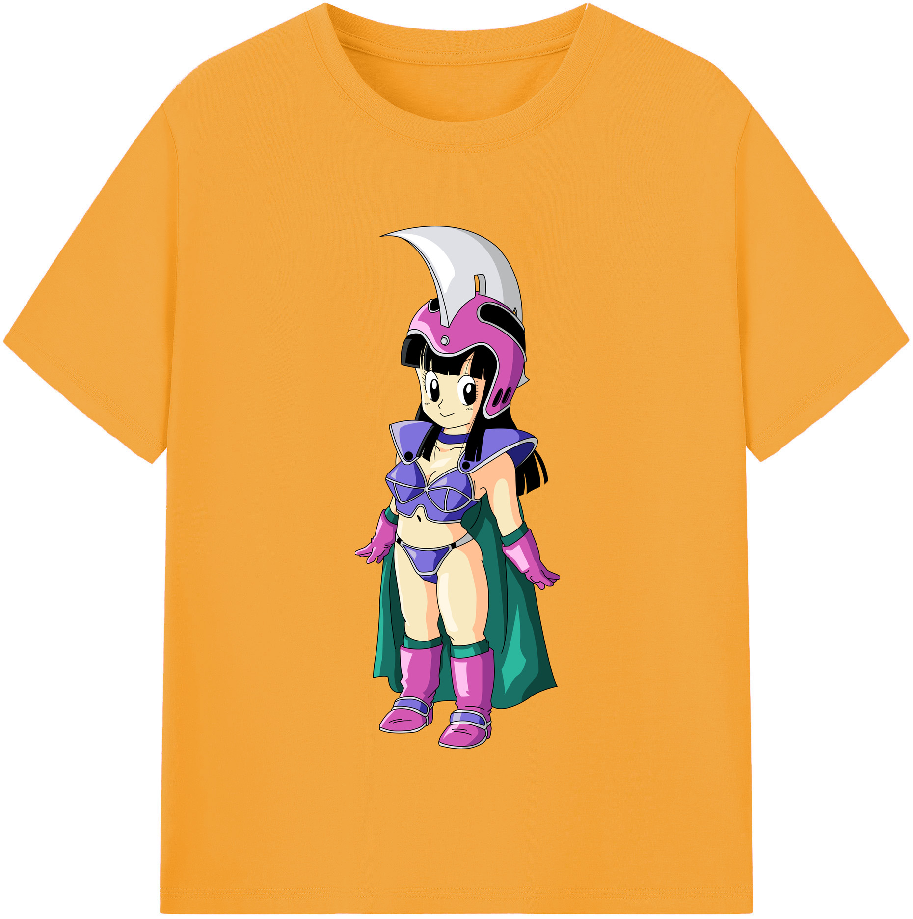 （画像用） ドラゴンボール チチ DRAGON BALL Chichi 綿100％半袖Tシャツ（フロントプリント）