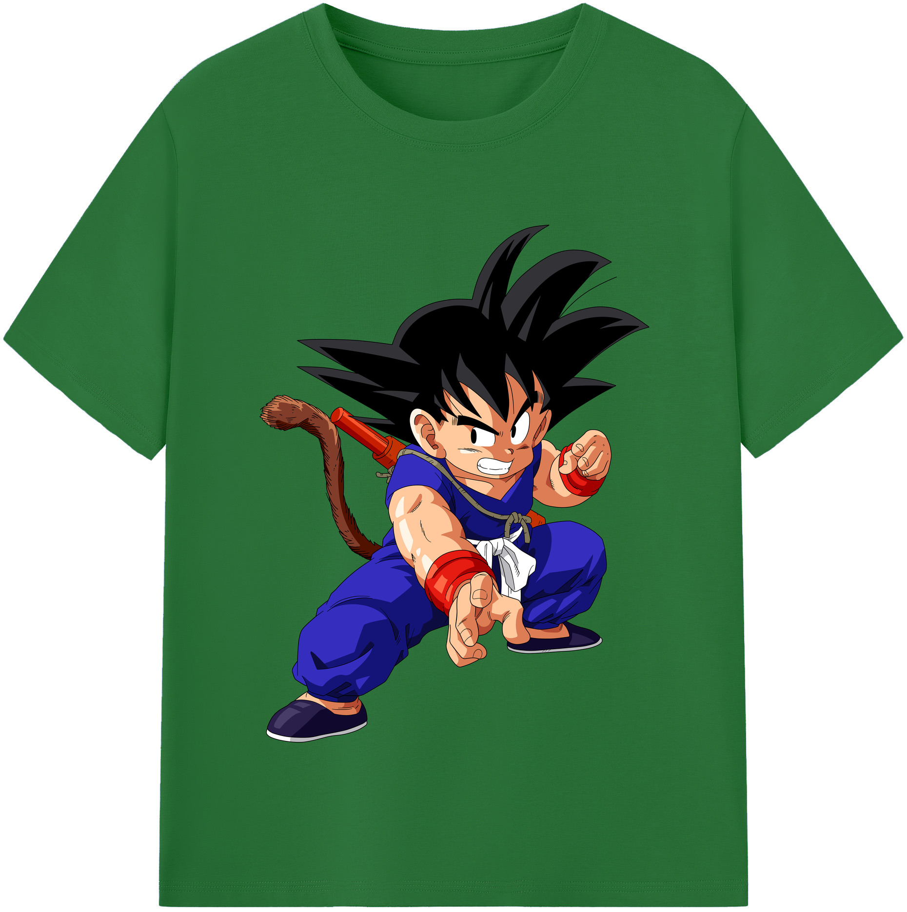 （画像用） ドラゴンボール 孫悟空（そん ごくう）Son Goku カカロット DRAGON BALL Kakarotto 綿100％半袖Tシャツ（フロントプリント）