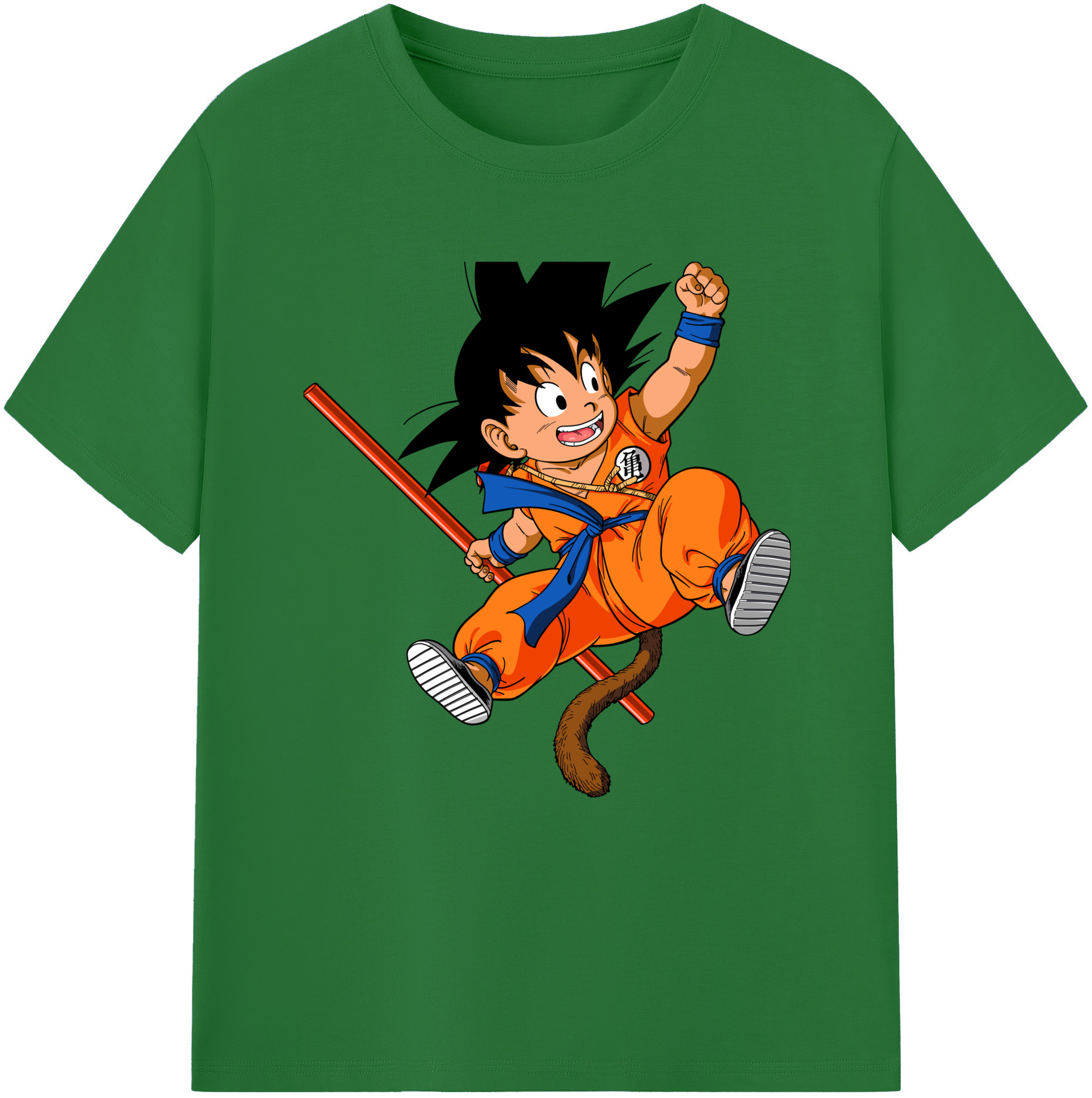 （画像用） ドラゴンボール 孫悟空（そん ごくう）Son Goku カカロット DRAGON BALL Kakarotto 綿100％半袖Tシャツ（フロントプリント）