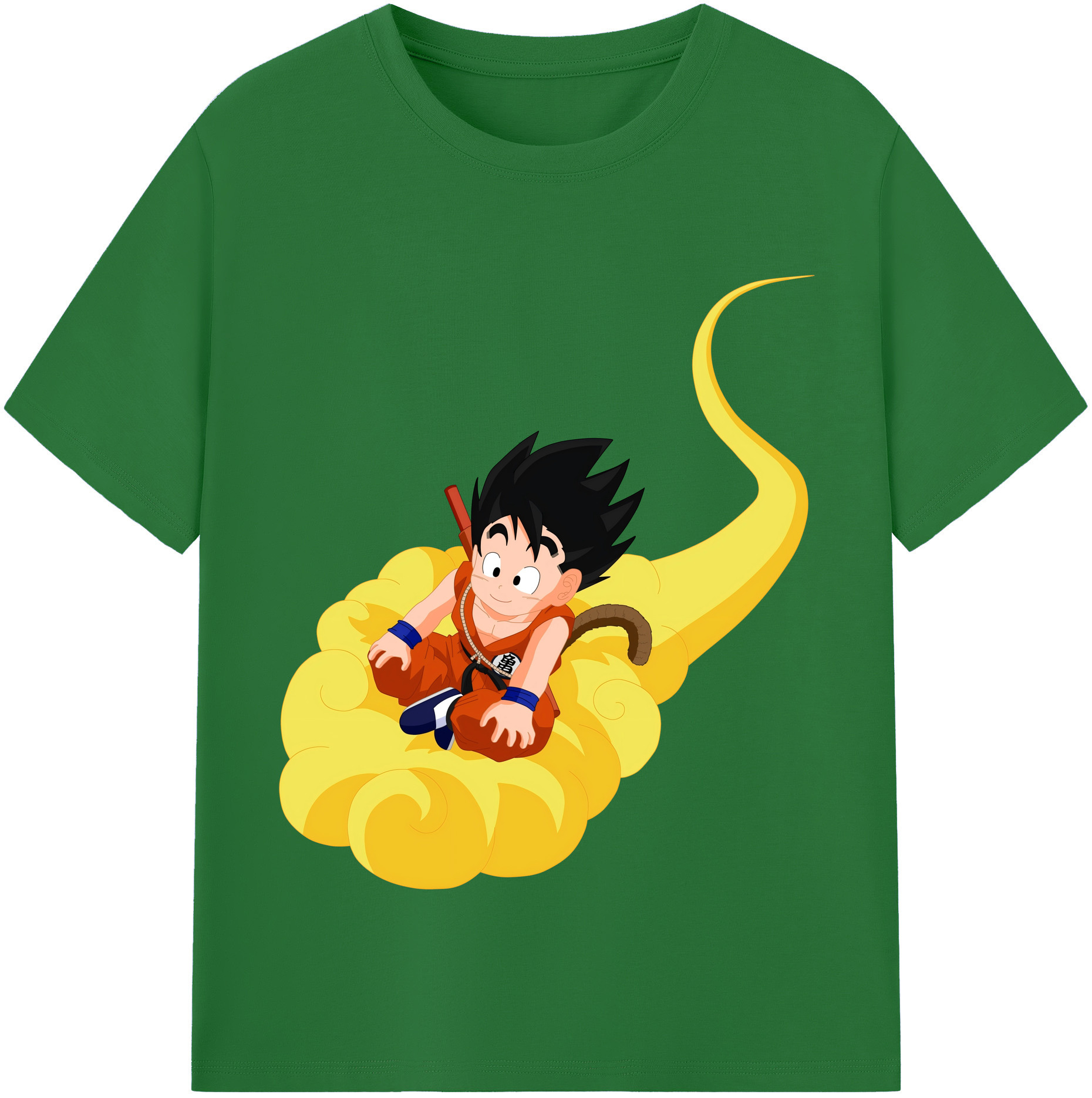 （画像用） ドラゴンボール 孫悟空（そん ごくう）Son Goku カカロット DRAGON BALL Kakarotto 綿100％半袖Tシャツ（フロントプリント）