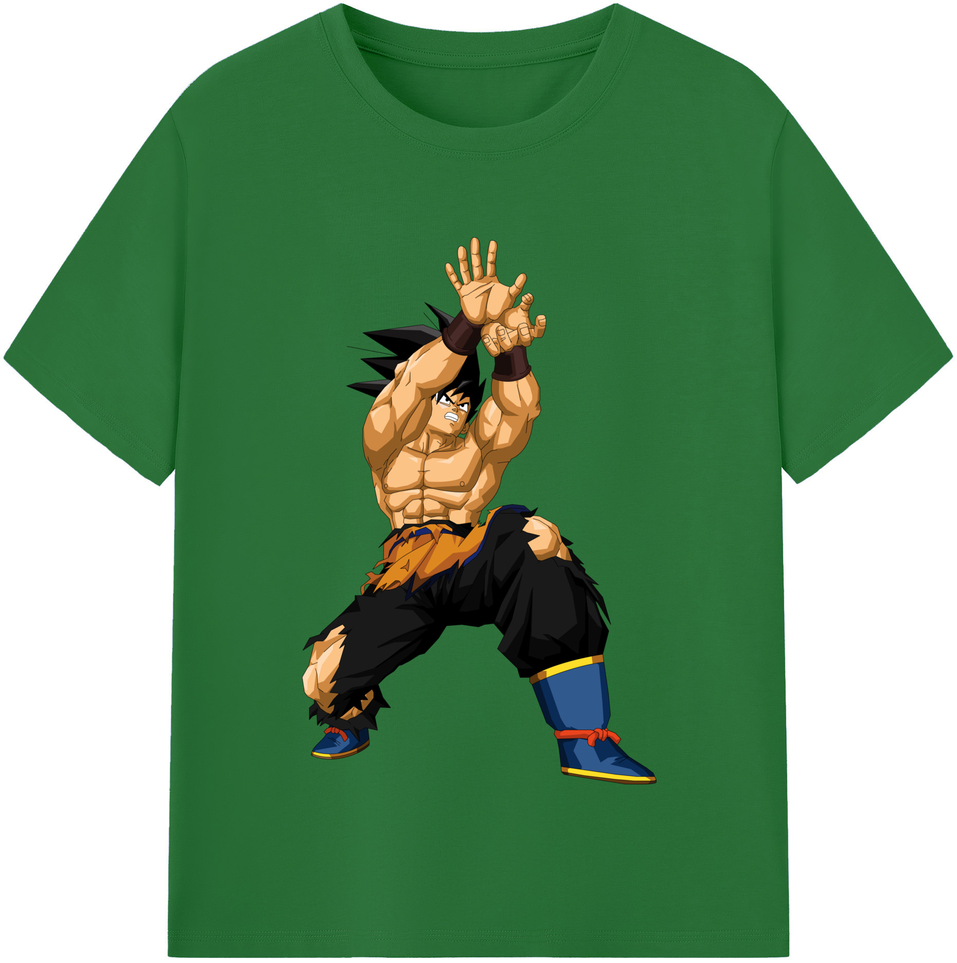（画像用） ドラゴンボール 孫悟空（そん ごくう）Son Goku カカロット DRAGON BALL Kakarotto 綿100％半袖Tシャツ（フロントプリント）