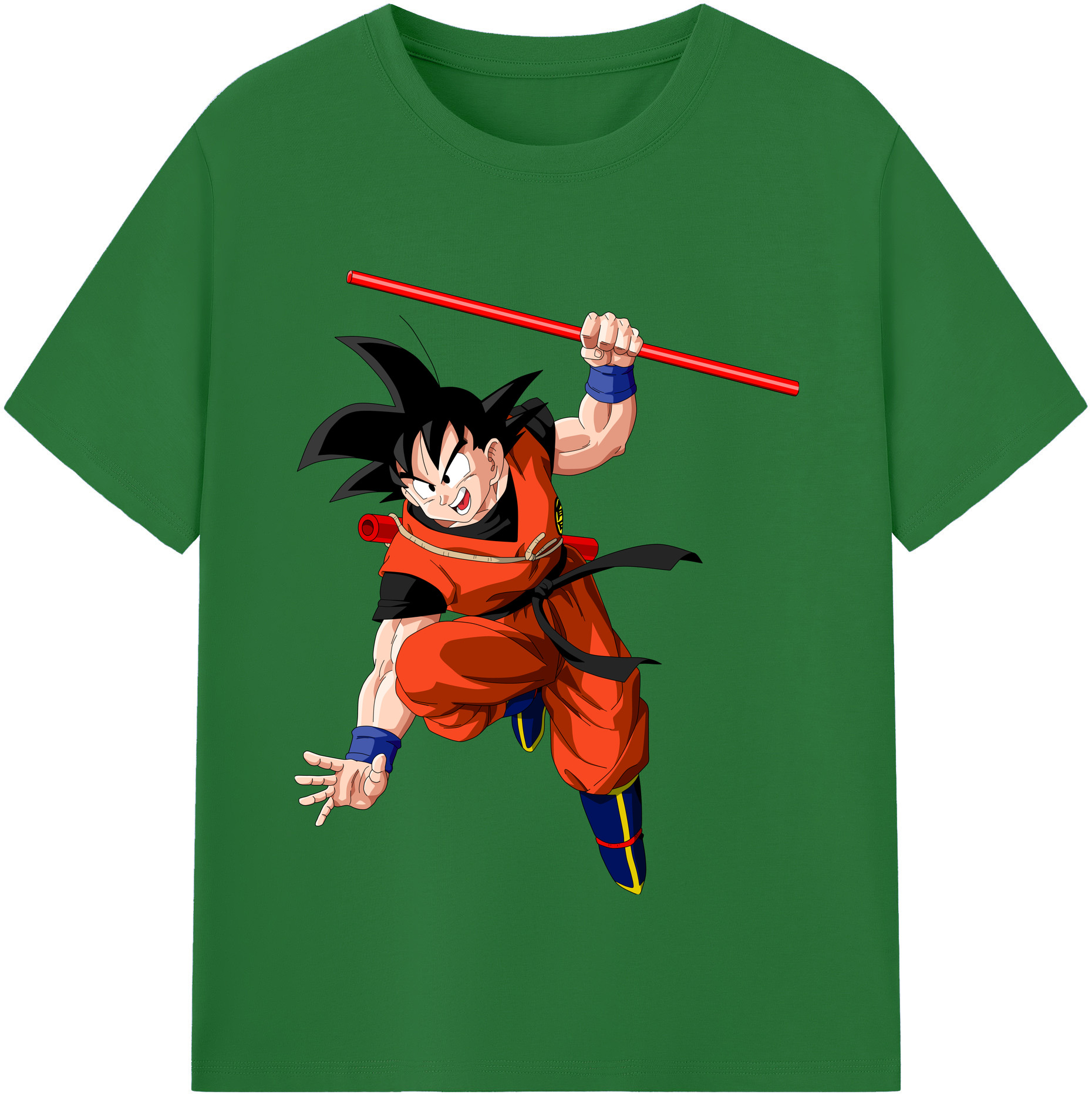 （画像用） ドラゴンボール 孫悟空（そん ごくう）Son Goku カカロット DRAGON BALL Kakarotto 綿100％半袖Tシャツ（フロントプリント）