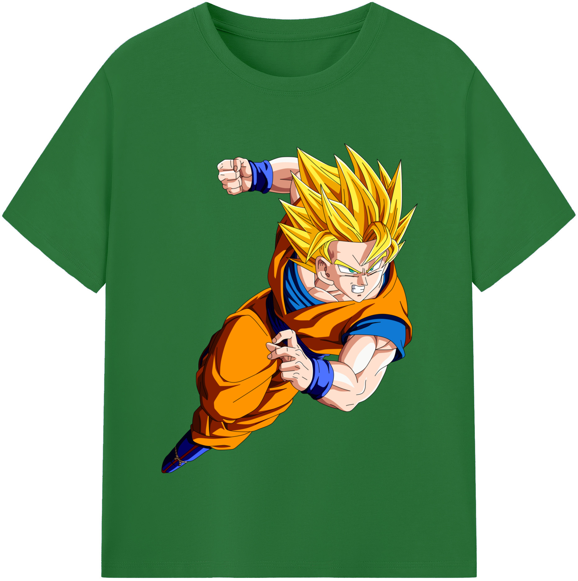 （画像用） ドラゴンボール 孫悟空（そん ごくう）Son Goku カカロット DRAGON BALL Kakarotto 綿100％半袖Tシャツ（フロントプリント）