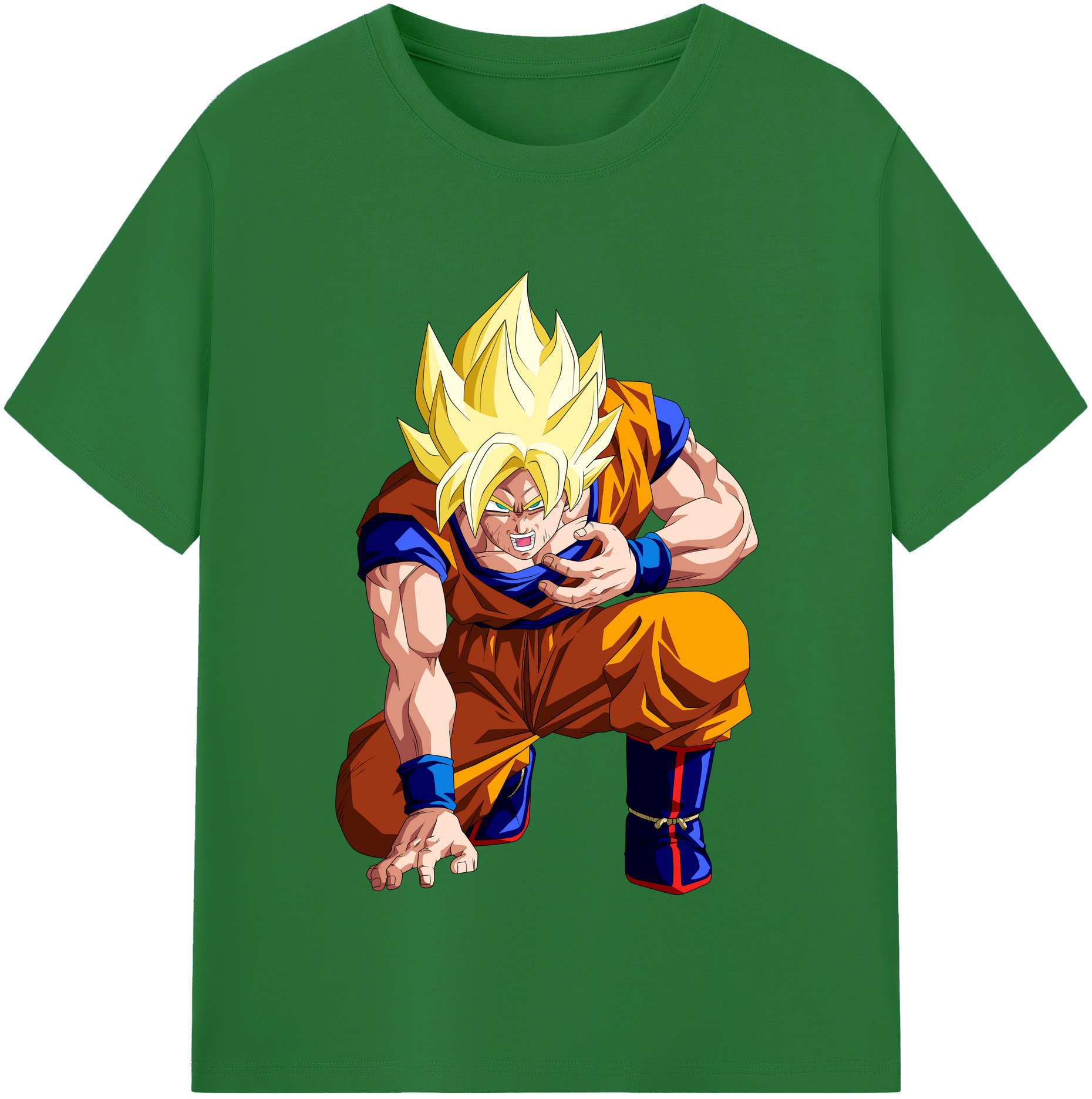 （画像用） ドラゴンボール 孫悟空（そん ごくう）Son Goku カカロット DRAGON BALL Kakarotto 綿100％半袖Tシャツ（フロントプリント）