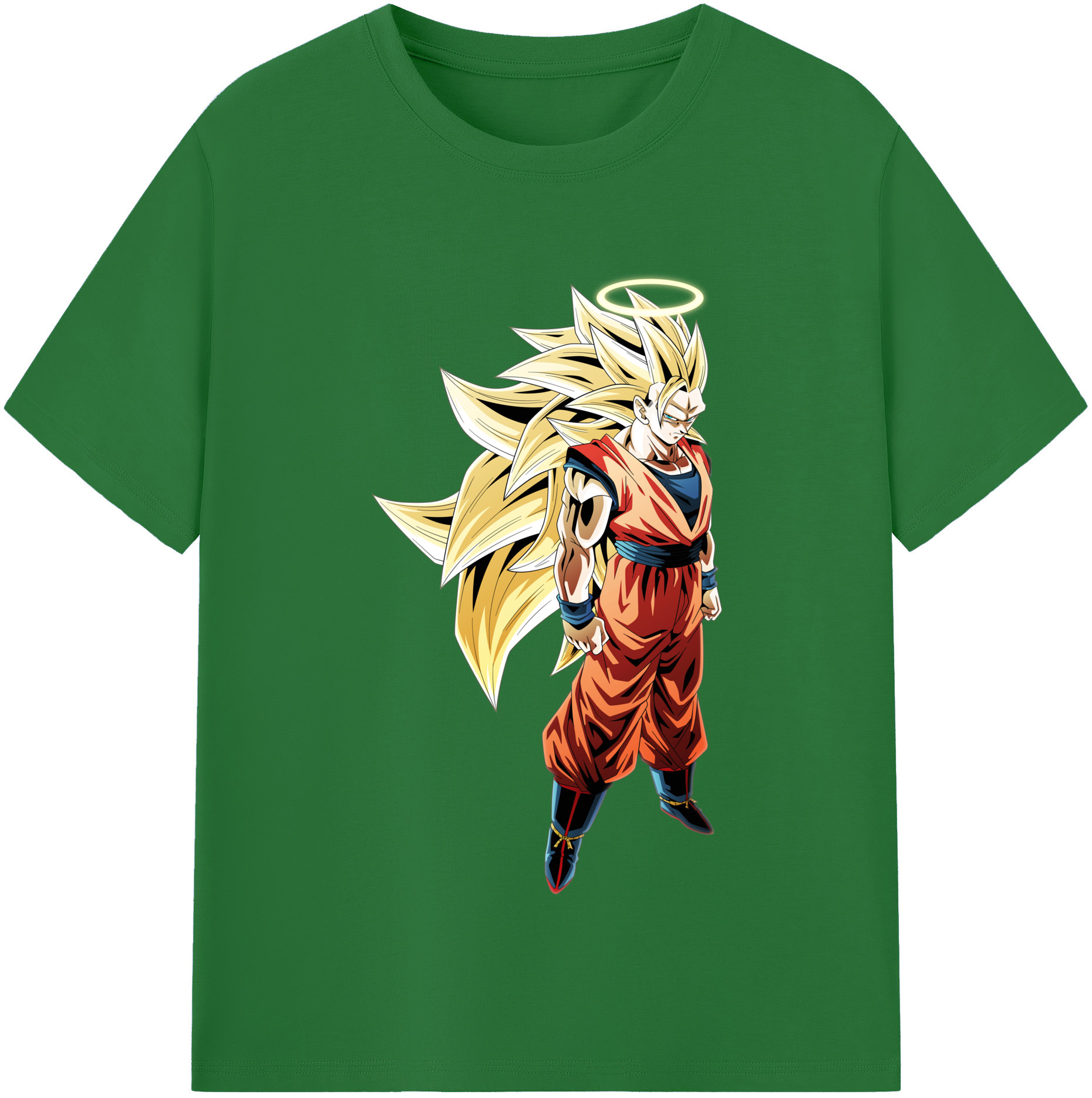 （画像用） ドラゴンボール 孫悟空（そん ごくう）Son Goku カカロット DRAGON BALL Kakarotto 綿100％半袖Tシャツ（フロントプリント）