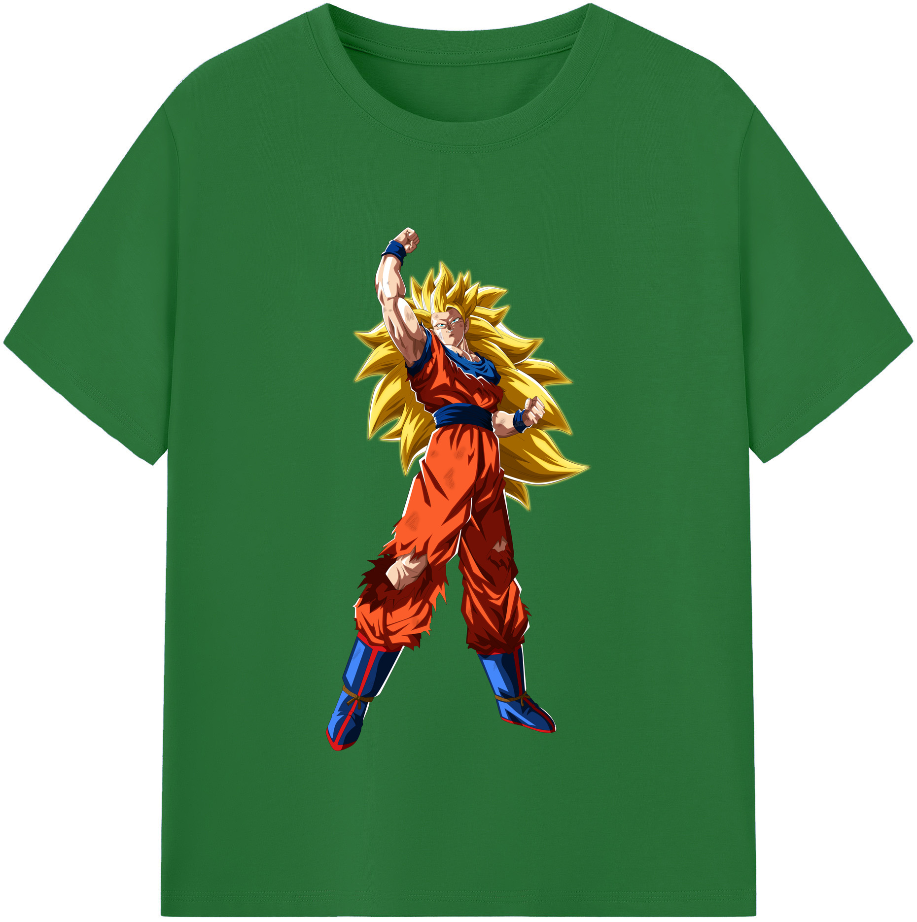 （画像用） ドラゴンボール 孫悟空（そん ごくう）Son Goku カカロット DRAGON BALL Kakarotto 綿100％半袖Tシャツ（フロントプリント）